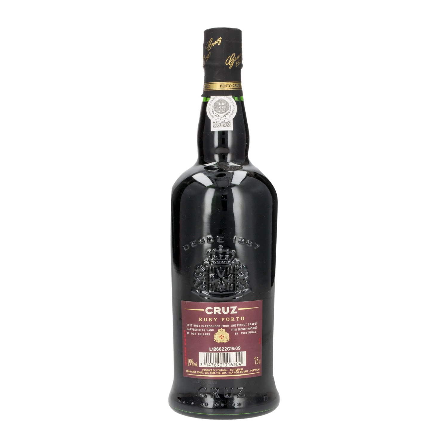 Vino Tinto Porto Cruz Portugués PORTO CRUZ 750 ML