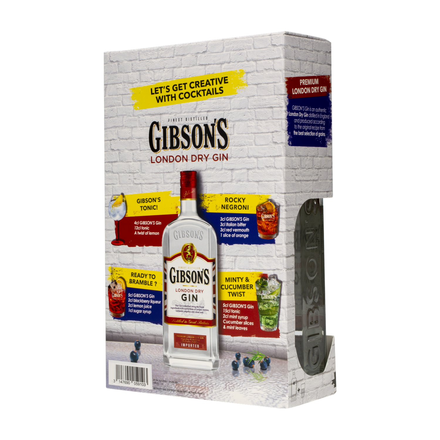 Gin London Dry GIBSON’S 1000 ML