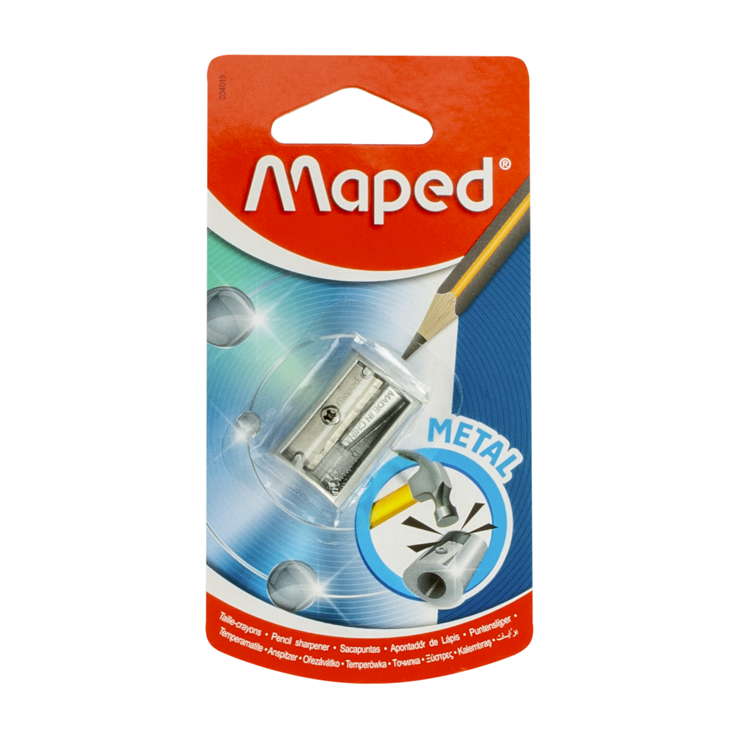 Sacapuntas Un Orificio Con Diseño Metalico MAPED Unidad