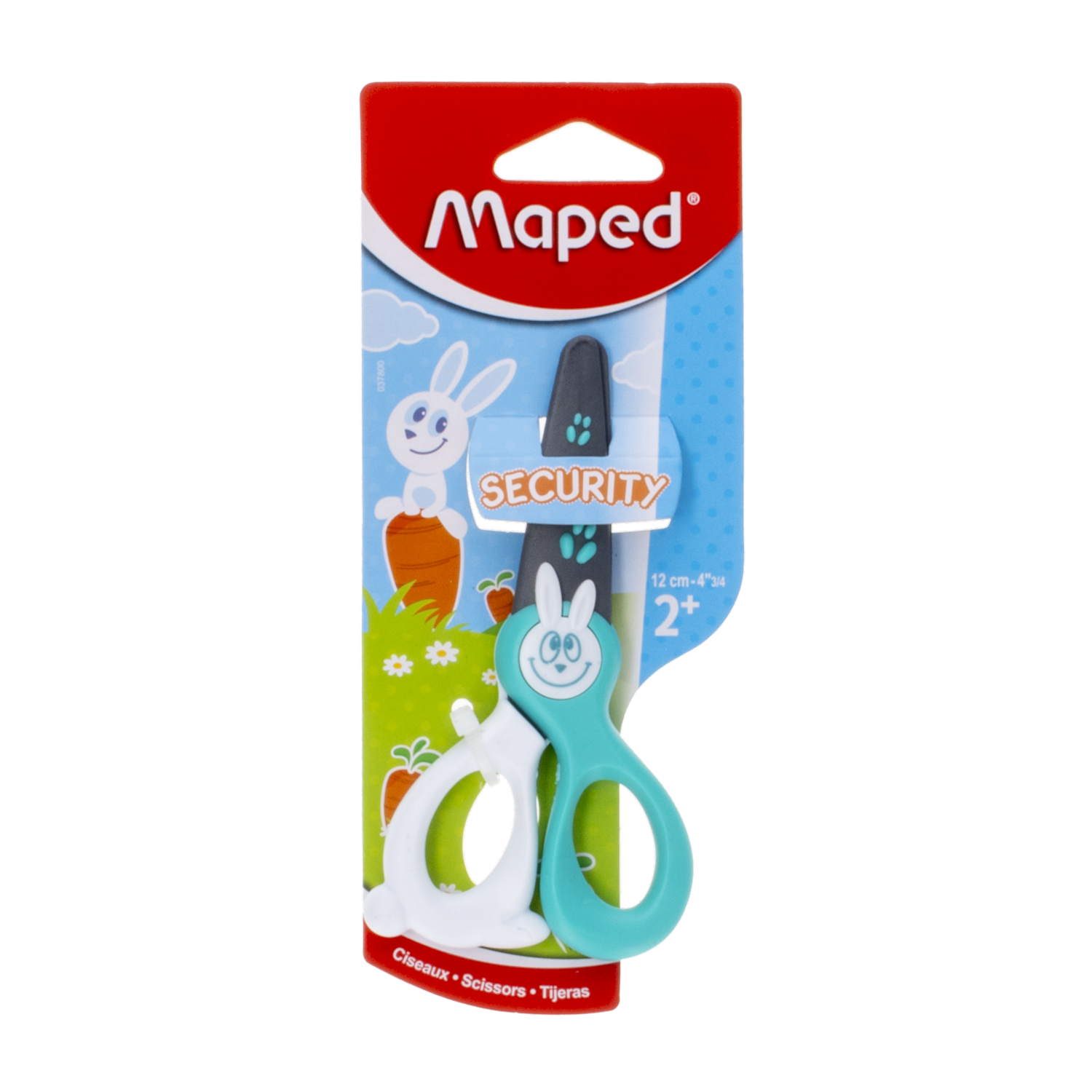 Tijera Escolar Kid Kudi Parvularia MAPED 12 Cm