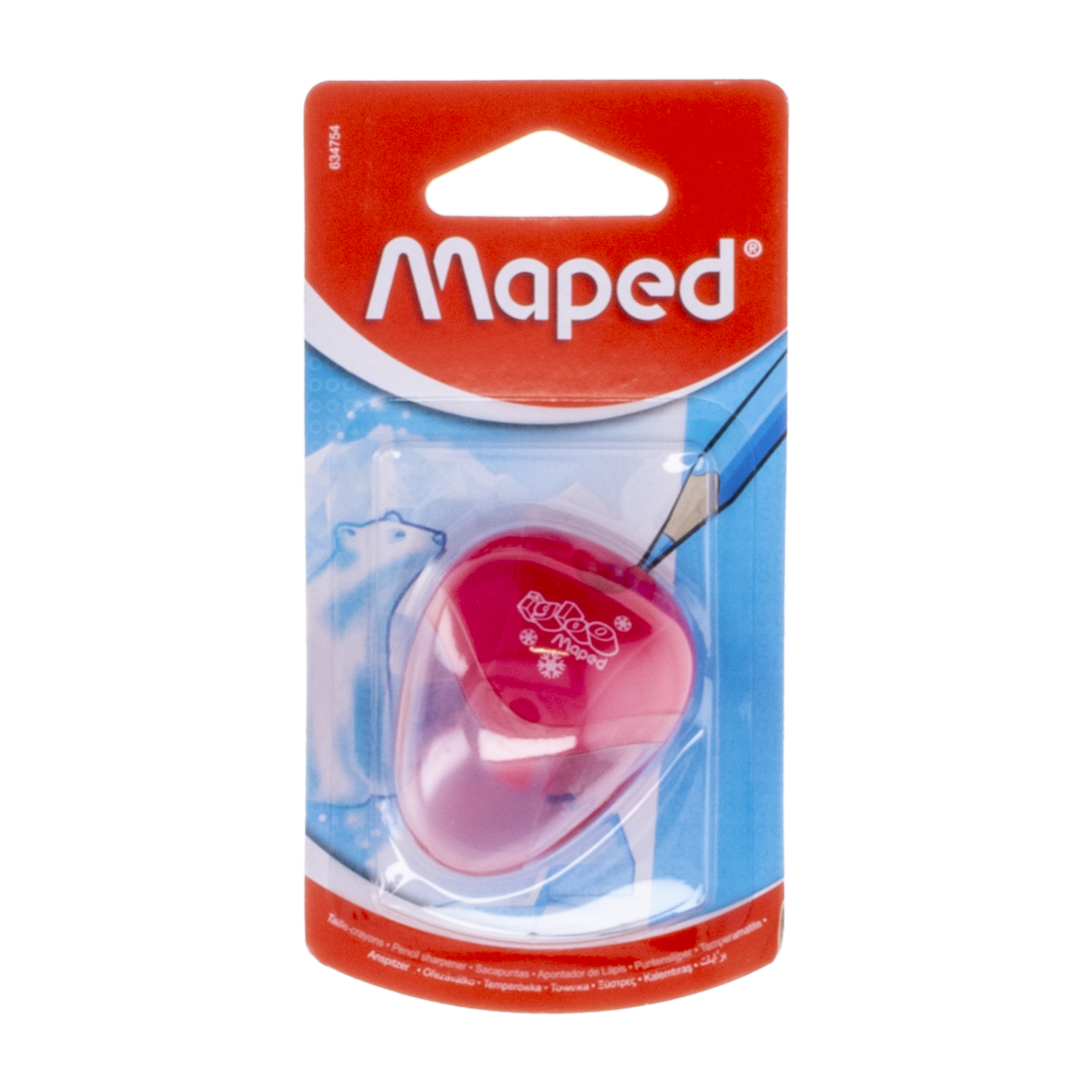 Sacapuntas Un Orificio Con Deposito Diseño Igloo MAPED Unidad