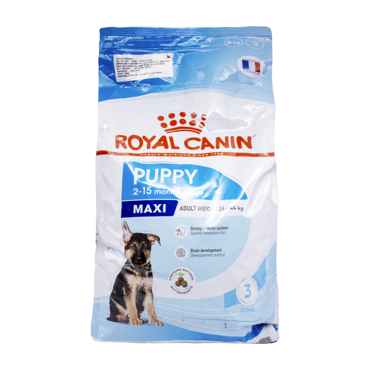 Alimento Para Perros Cachorros Maxi ROYAL CANIN 4 Kg