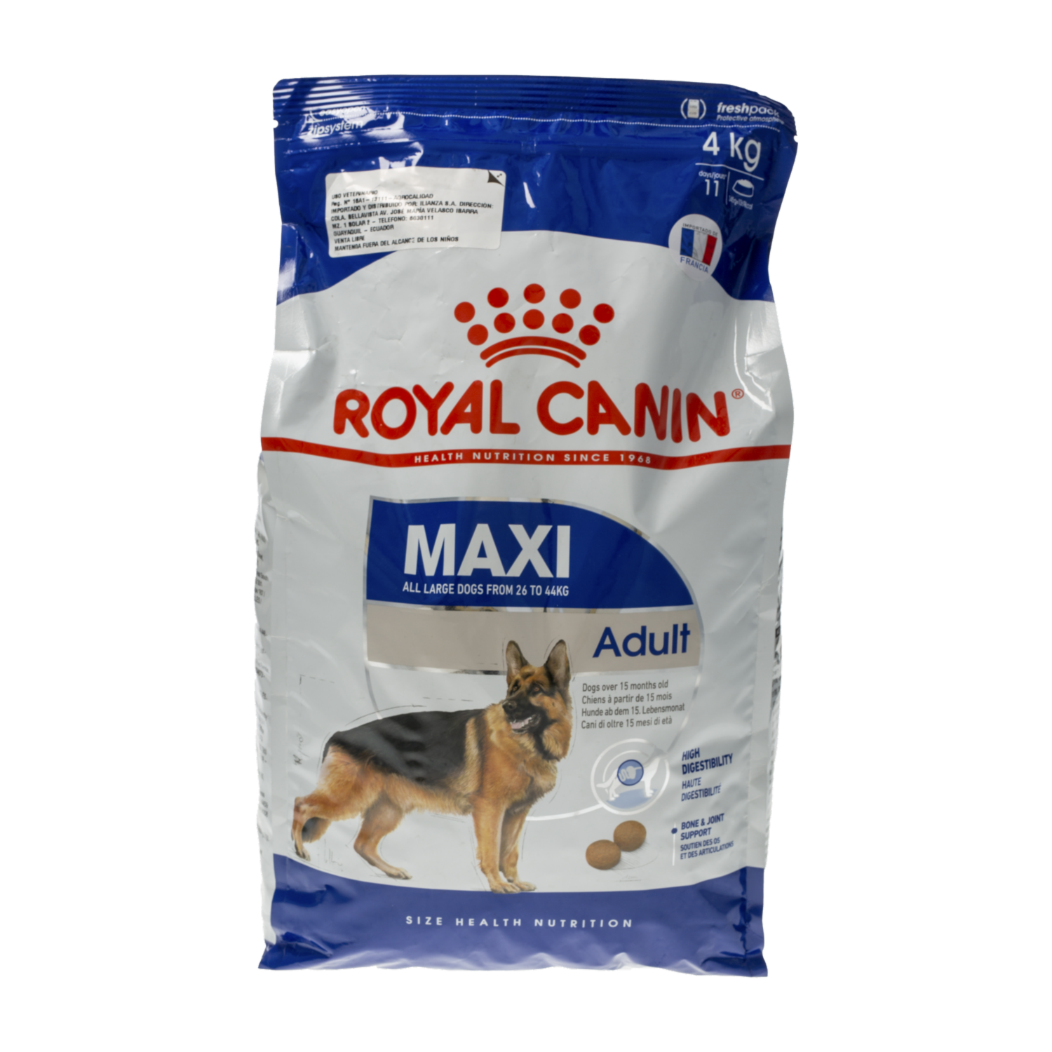 Alimento Para Perros Adultos Shn Maxi ROYAL CANIN 4 Kg