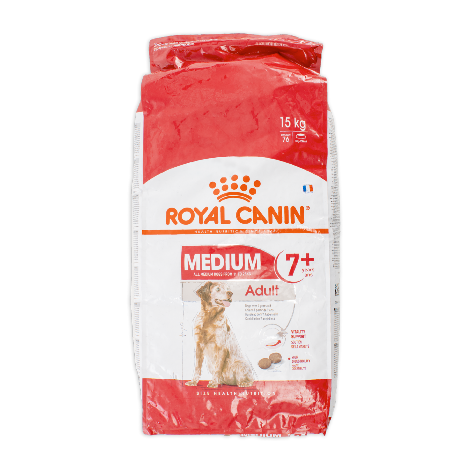 Alimento Para Perros Medium Adult 7+ ROYAL CANIN 15 Kg