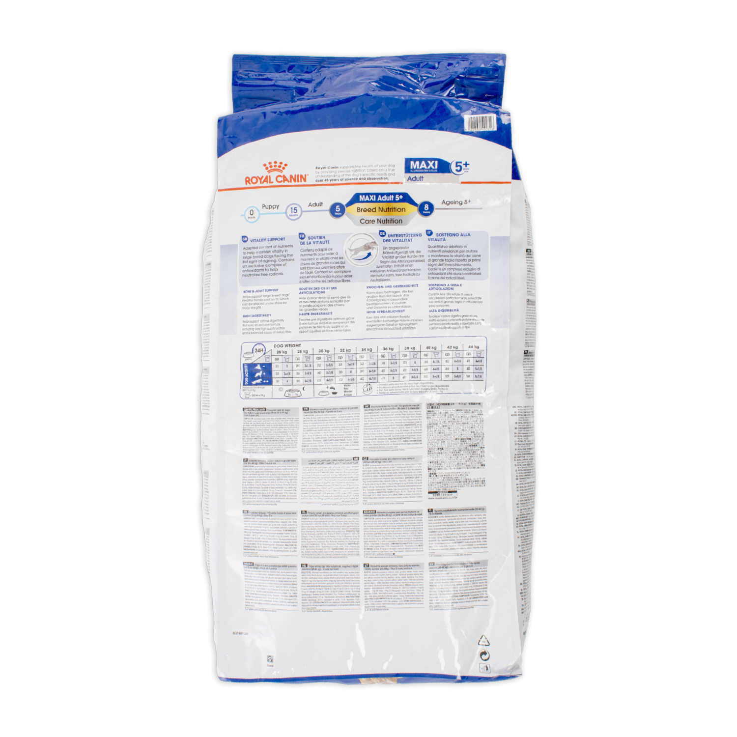 Alimento Para Perros Maxi Adult 5 ROYAL CANIN 15 Kg