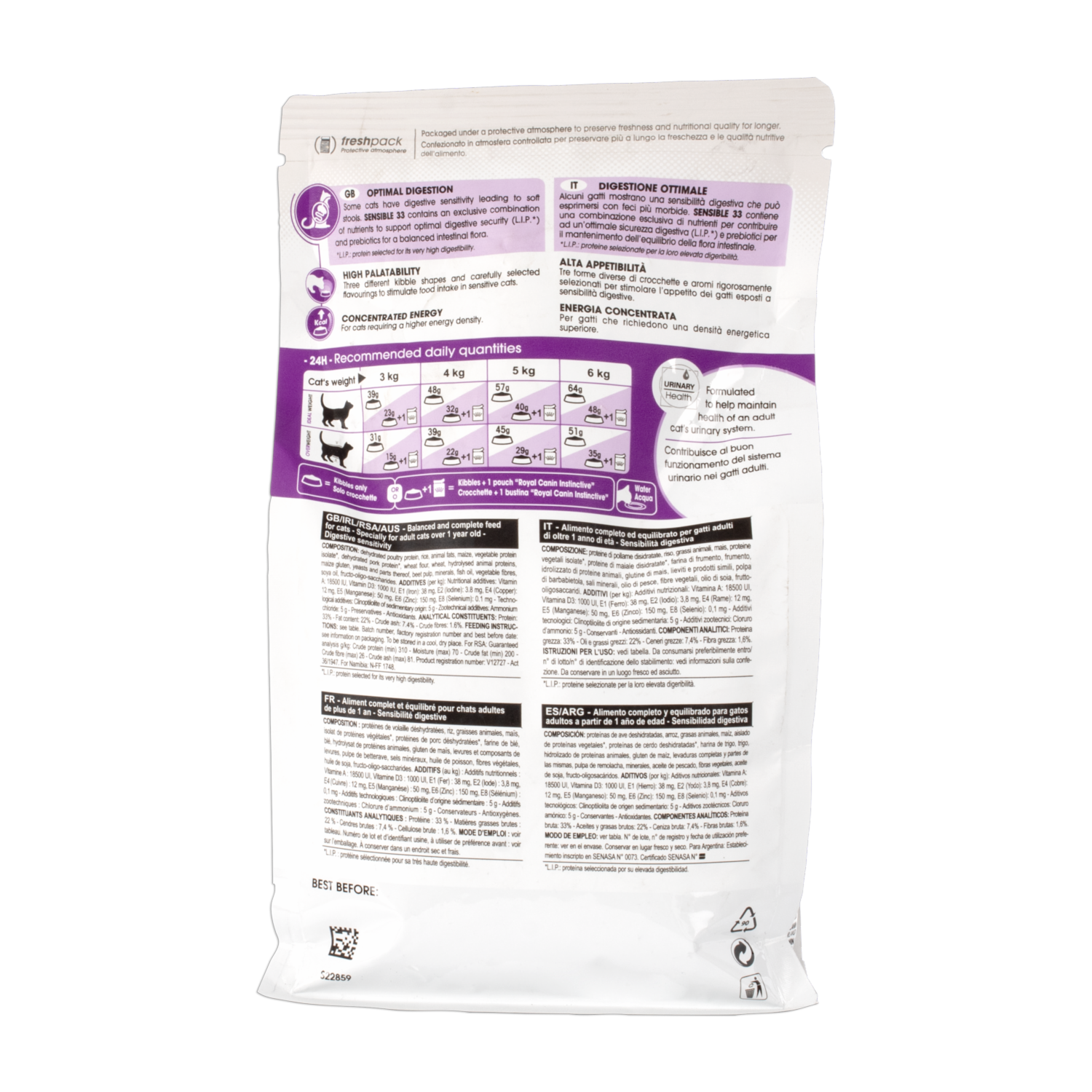 Alimento Para Gatos Sensible ROYAL CANIN 400 G