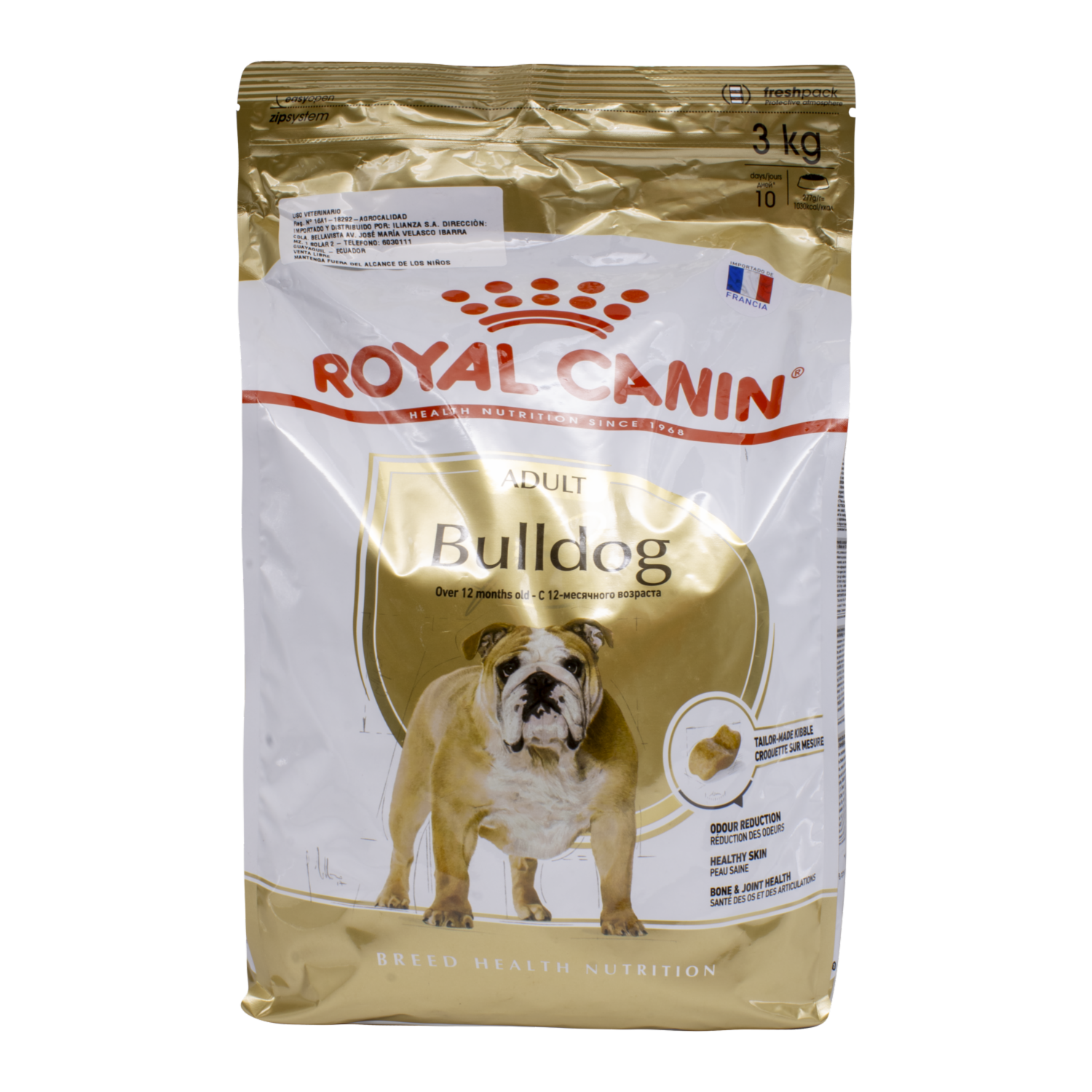 Alimento Para Perros Bulldog Adulto ROYAL CANIN 3 Kg