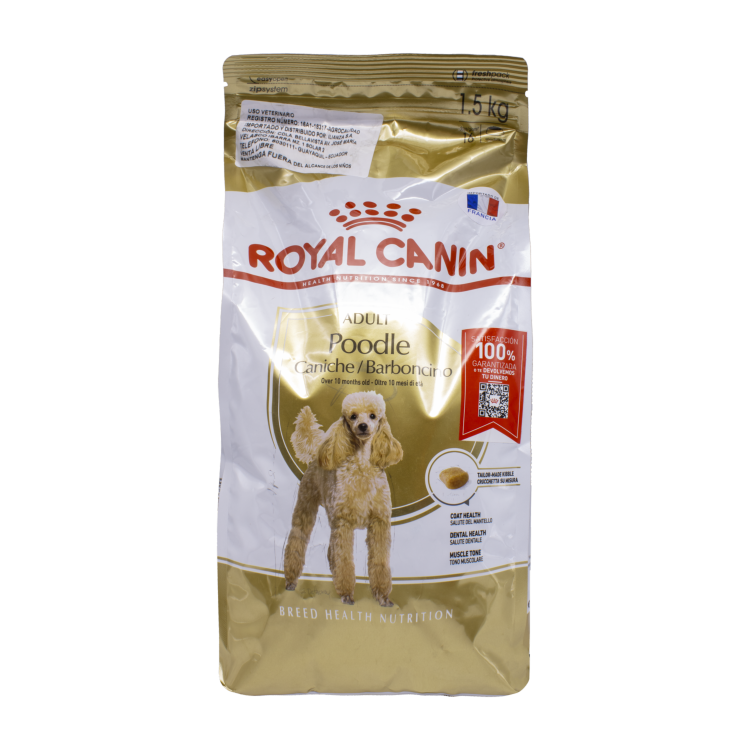 Alimento Para Perros Adultos Poodle ROYAL CANIN 1.5 Kg