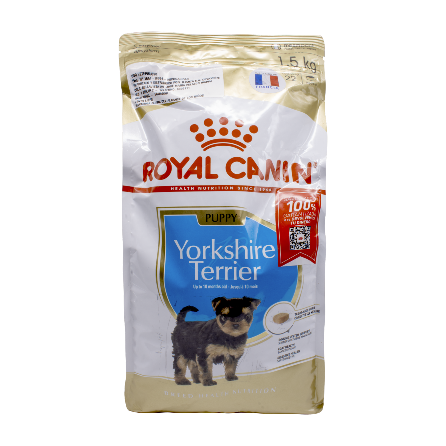 Alimento Para Perros Cachorros Yorkshire Terrier ROYAL CANIN 1.5 Kg