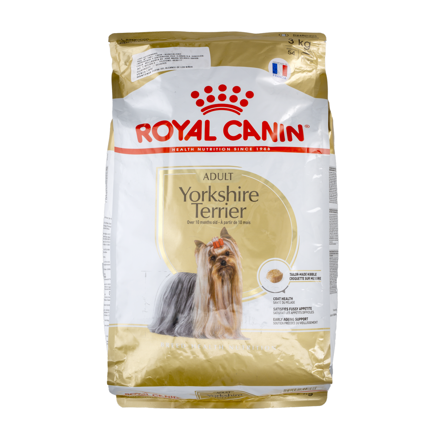Alimento Para Perros Yorkshire Terrier Adulto ROYAL CANIN 3 Kg