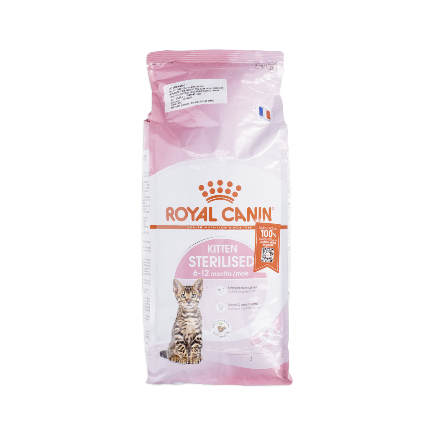 Alimento Para Gatos Pequeños Esterilizados ROYAL CANIN 2 Kg
