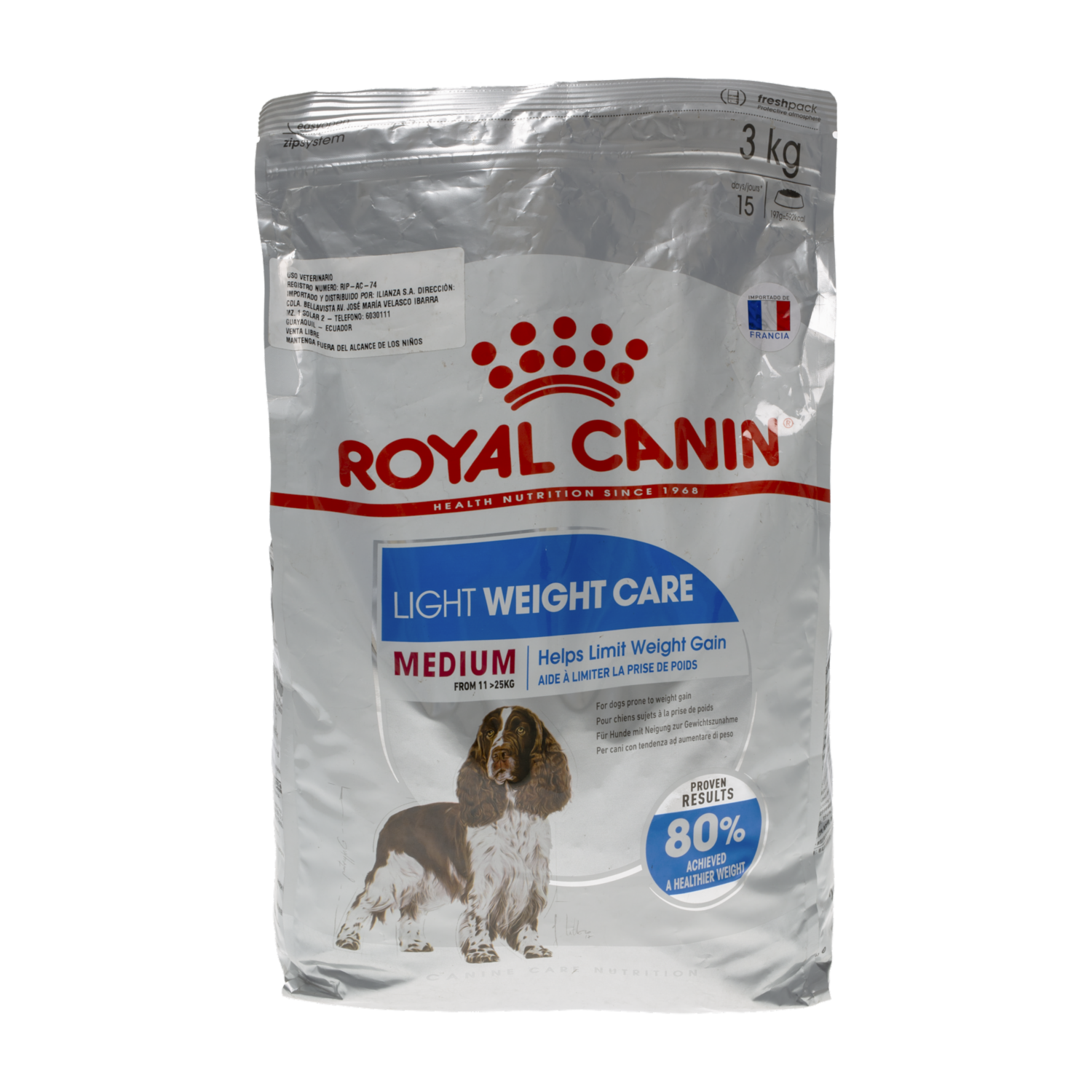 Alimento Para Perros Control Peso Medium ROYAL CANIN 3 Kg