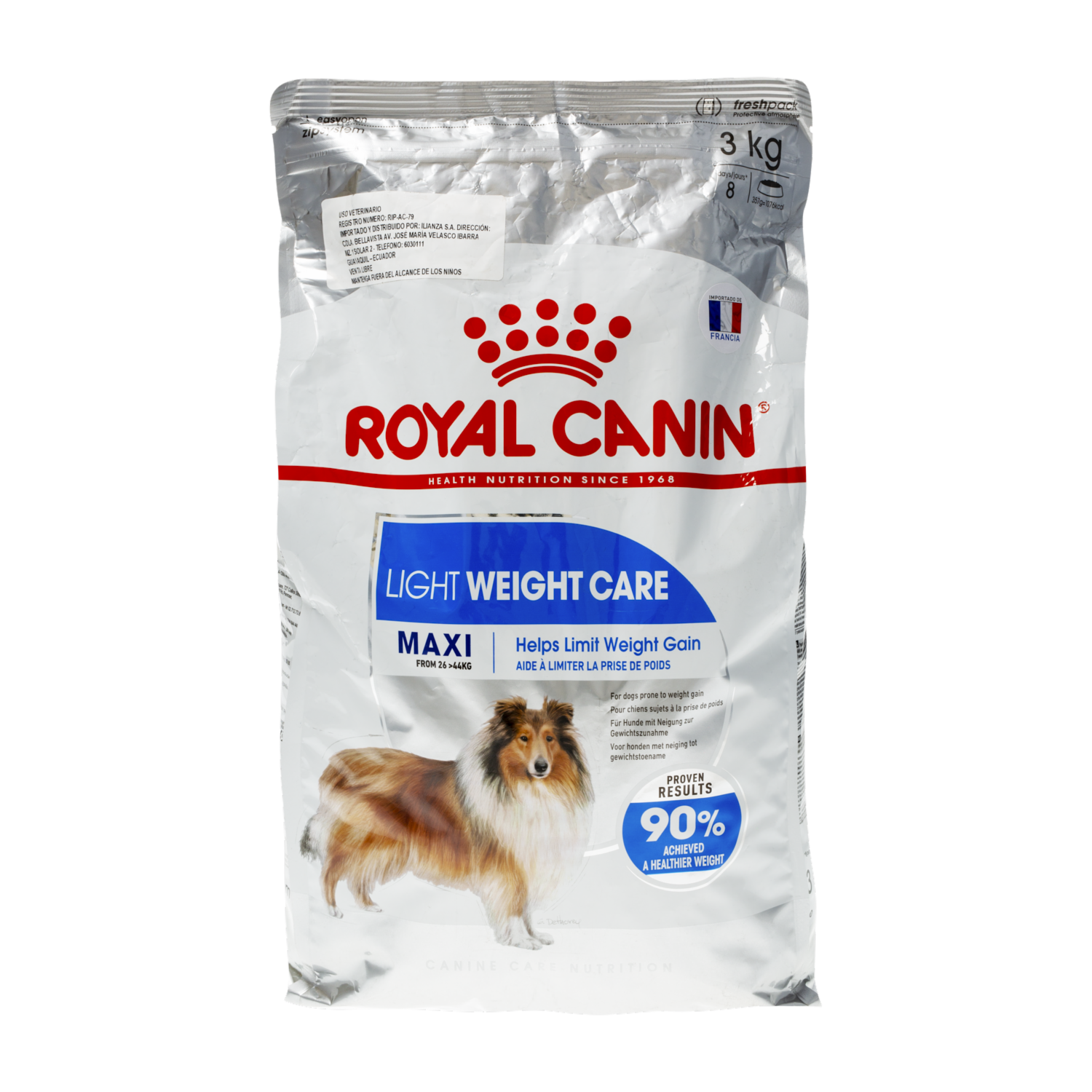 Alimento Para Perros Control Peso Maxi ROYAL CANIN 3 Kg