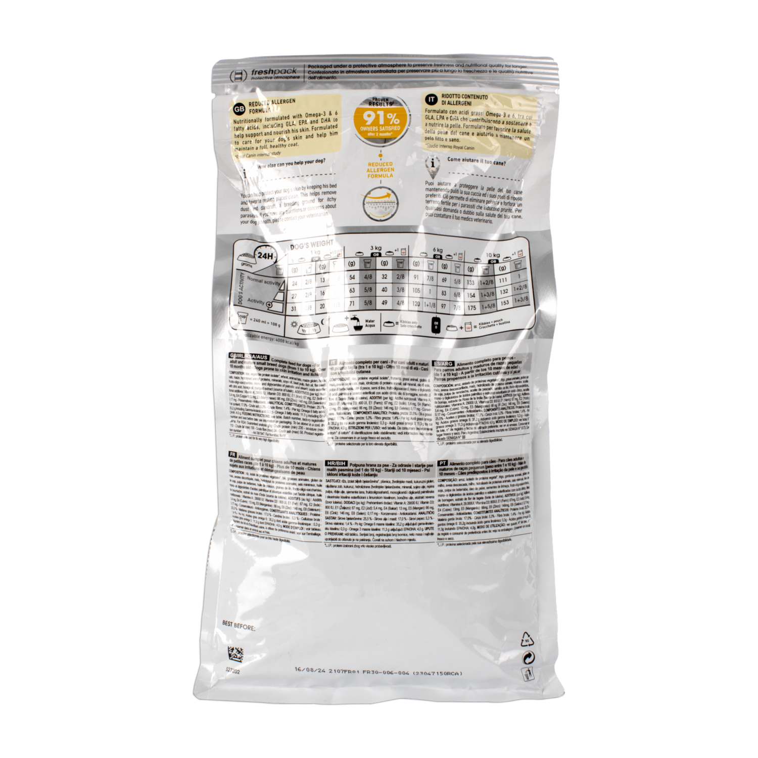 Alimento Para Perros Mini Dermacomfort ROYAL CANIN 1 Kg