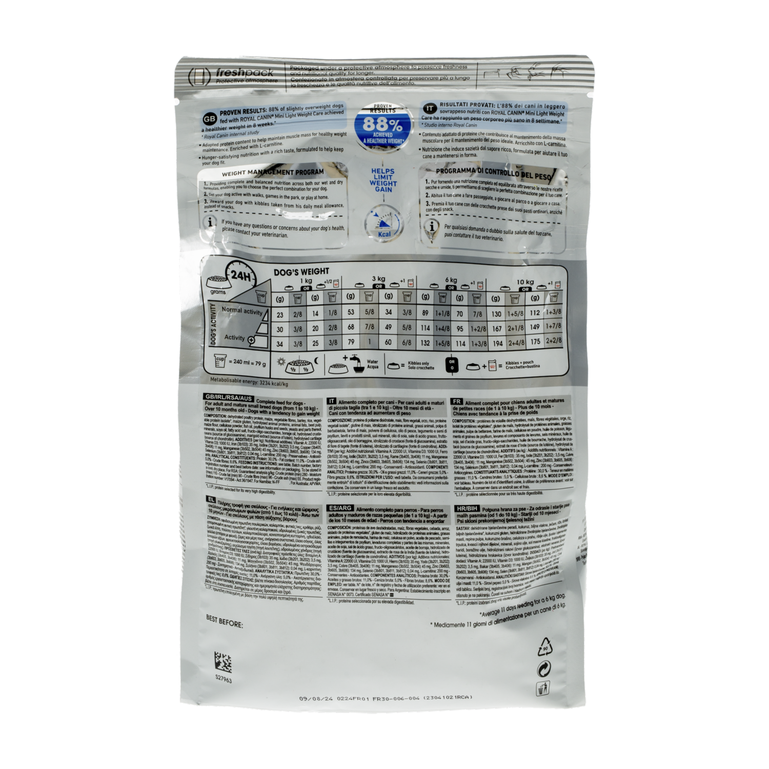 Alimento Para Perros Control Peso Mini ROYAL CANIN 1 Kg