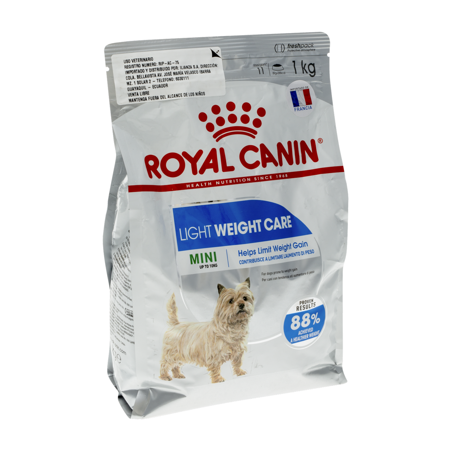 Alimento Para Perros Control Peso Mini ROYAL CANIN 1 Kg