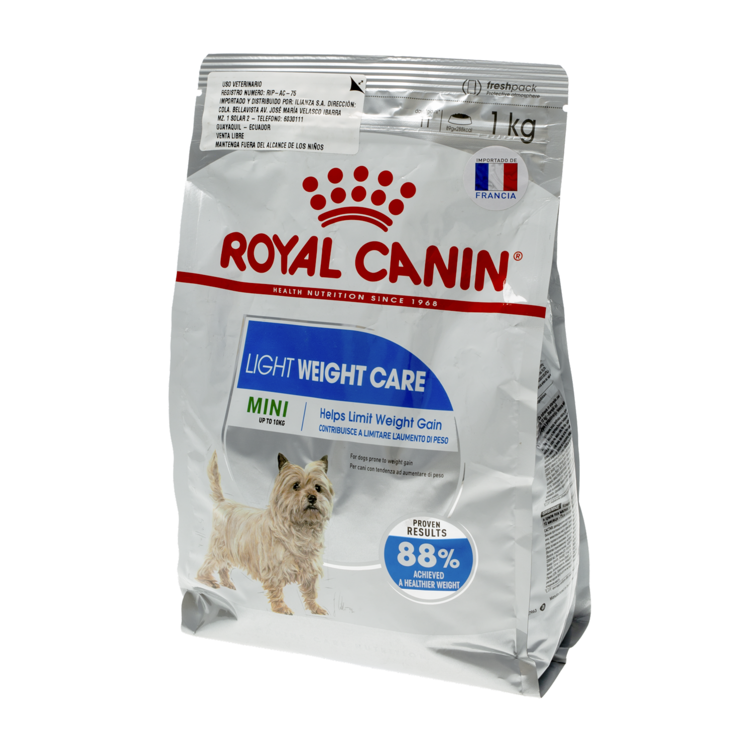 Alimento Para Perros Control Peso Mini ROYAL CANIN 1 Kg