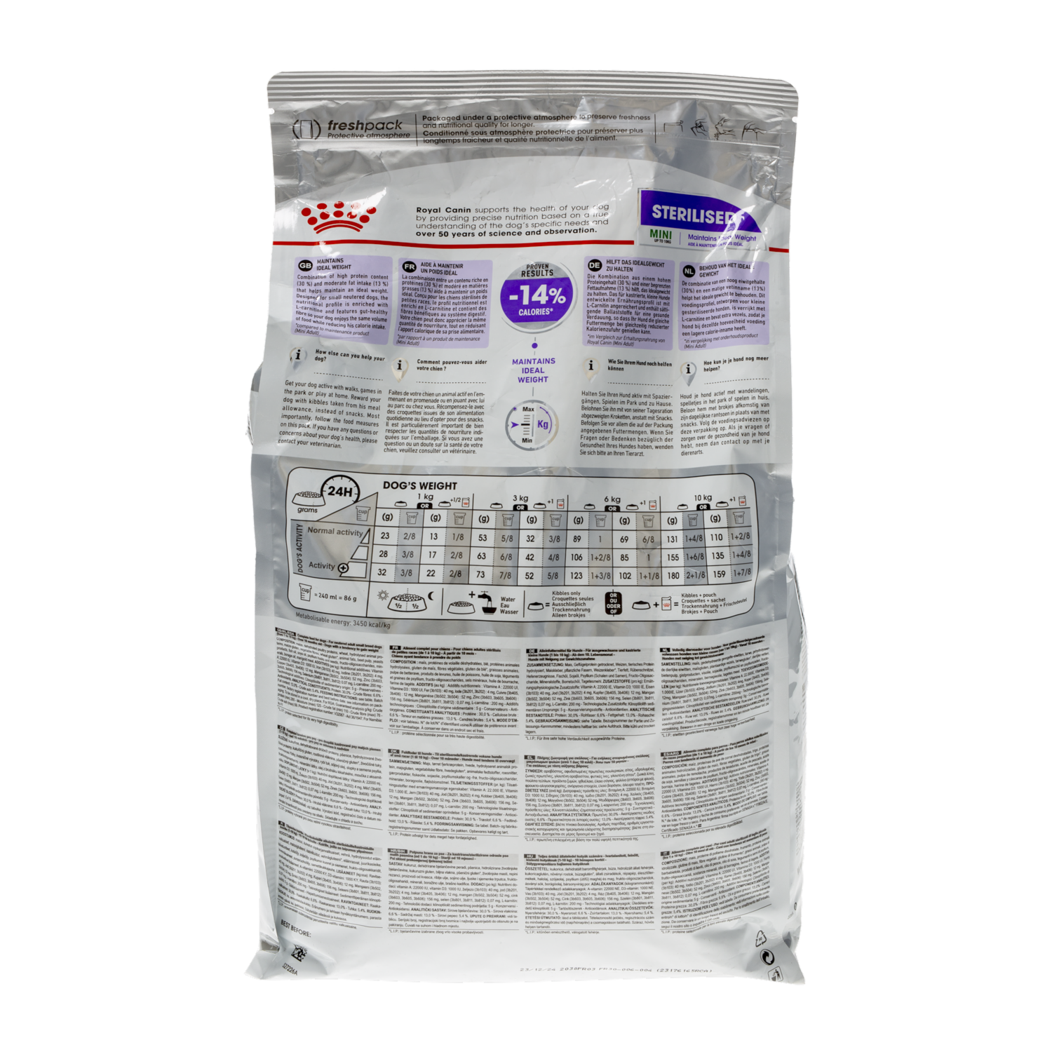 Alimento Para Perros Sterilised Mini ROYAL CANIN 3 Kg