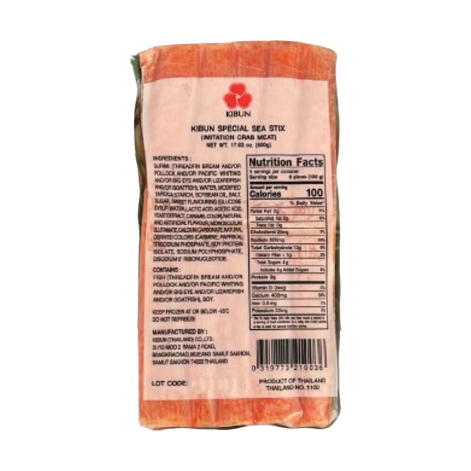 Kanikama Sea Stix KIBUN 500 G