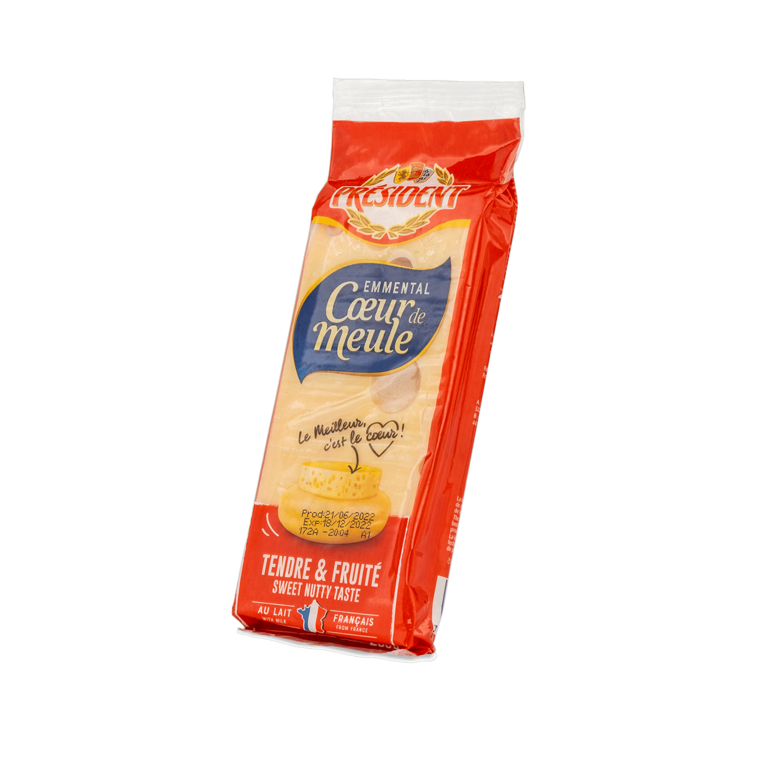 Queso Semi Maduro Emmental PRÉSIDENT 250 G