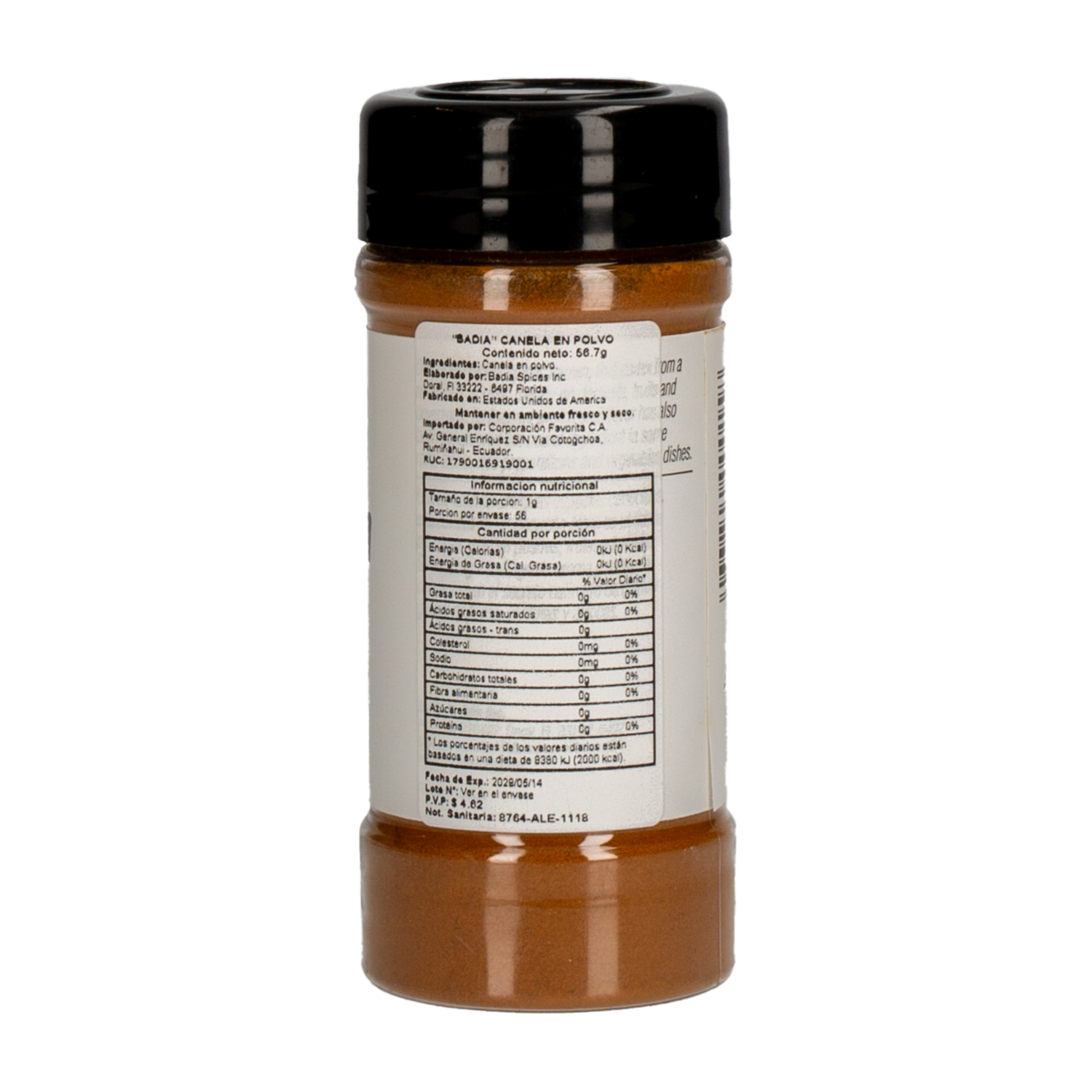 Canela En Polvo BADIA 56 g