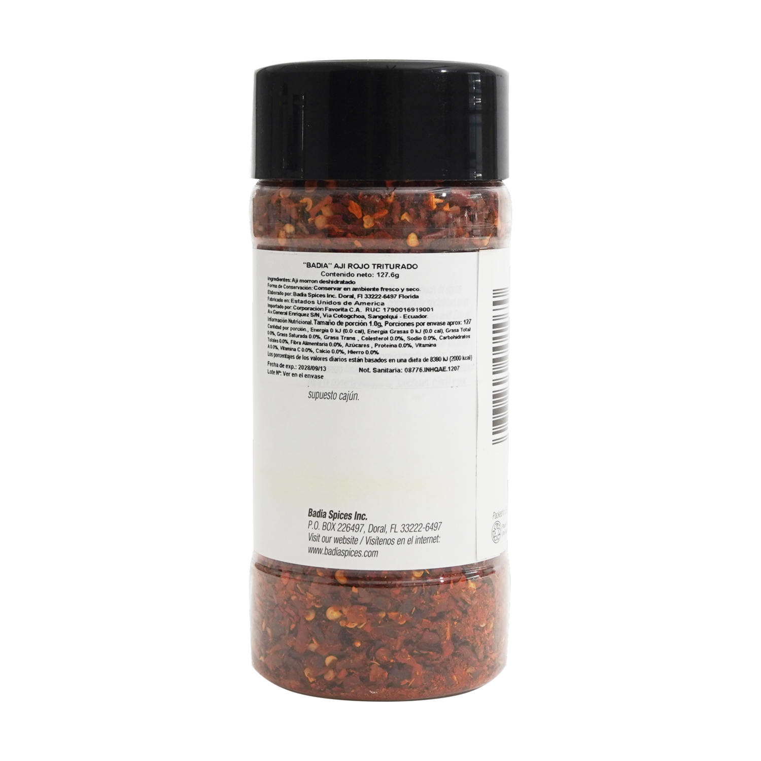 Ají Rojo Triturado BADIA 128 G