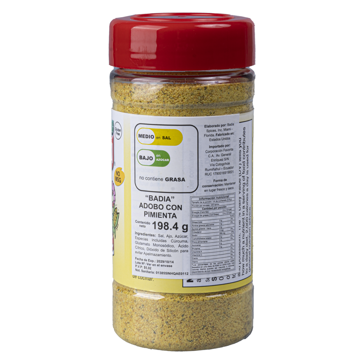 Adobo Con Pimienta BADIA 198.40 g