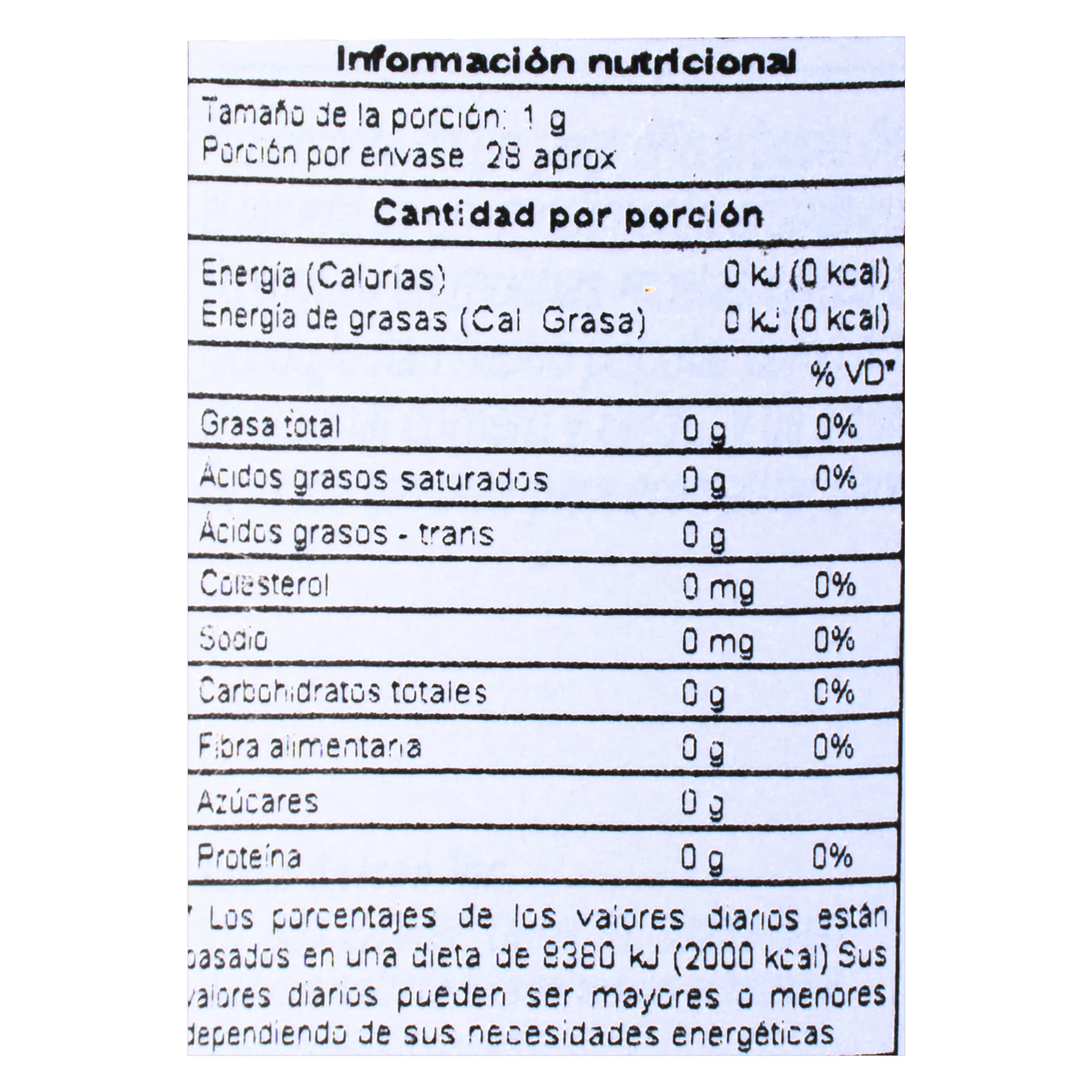 Romero En Hojas BADIA 28 G