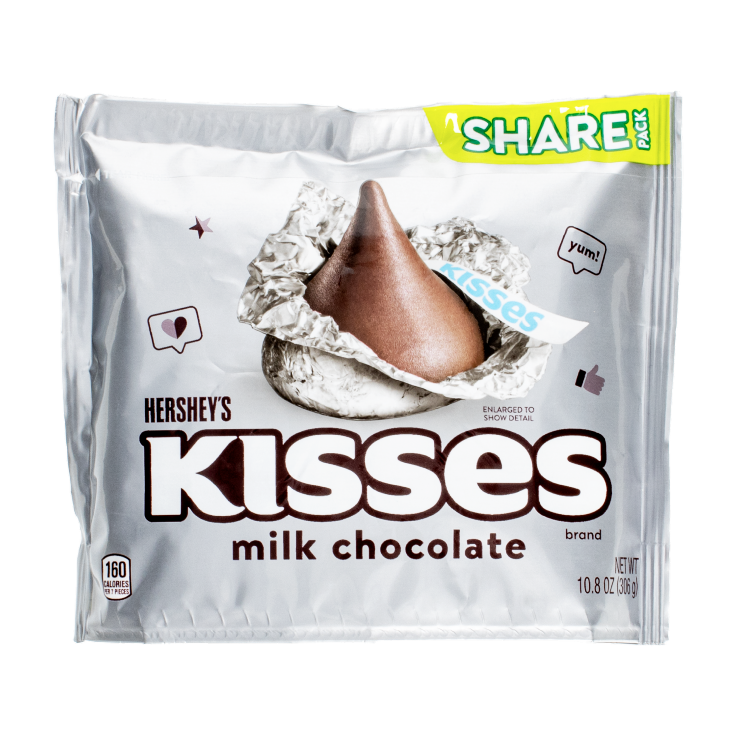 Chocolate Con Leche Kisses HERSHEY’S 306 G