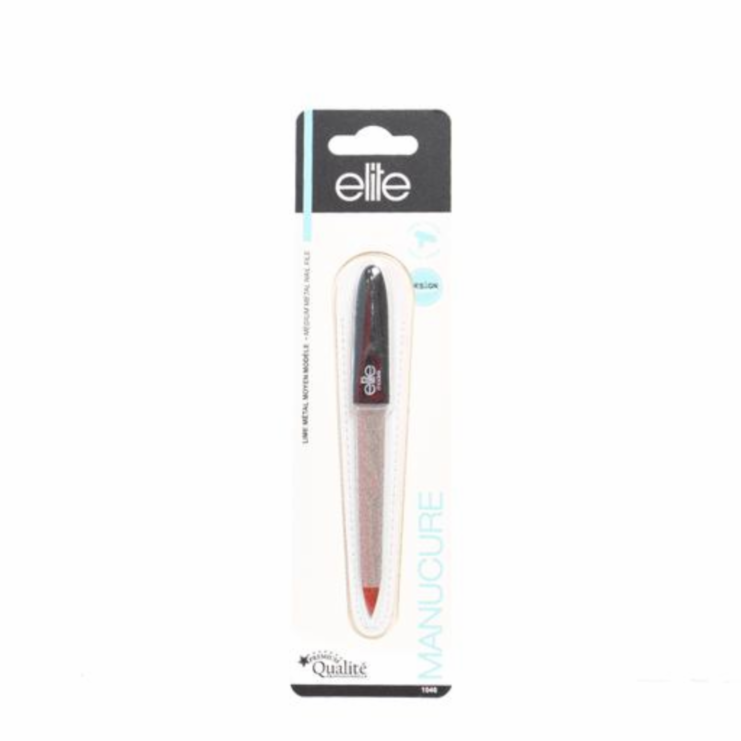 Lima De Uñas Metálica Elite Model´S ELITE Granulosidad Mediana, Tamaño Mediano