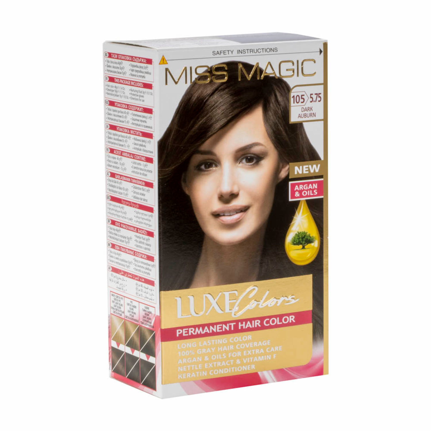 Tinte De Cabello Luxe Colors Castano Oscuro 5.75 MISS MAGIC Colors Castano Oscuro 5.75