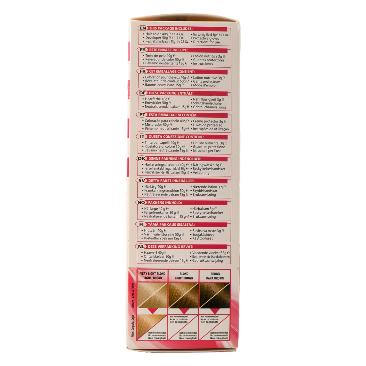 Tinte De Cabello Luxe Colors Rubio Claro Claro 10 MISS MAGIC Colors Rubio Claro 10
