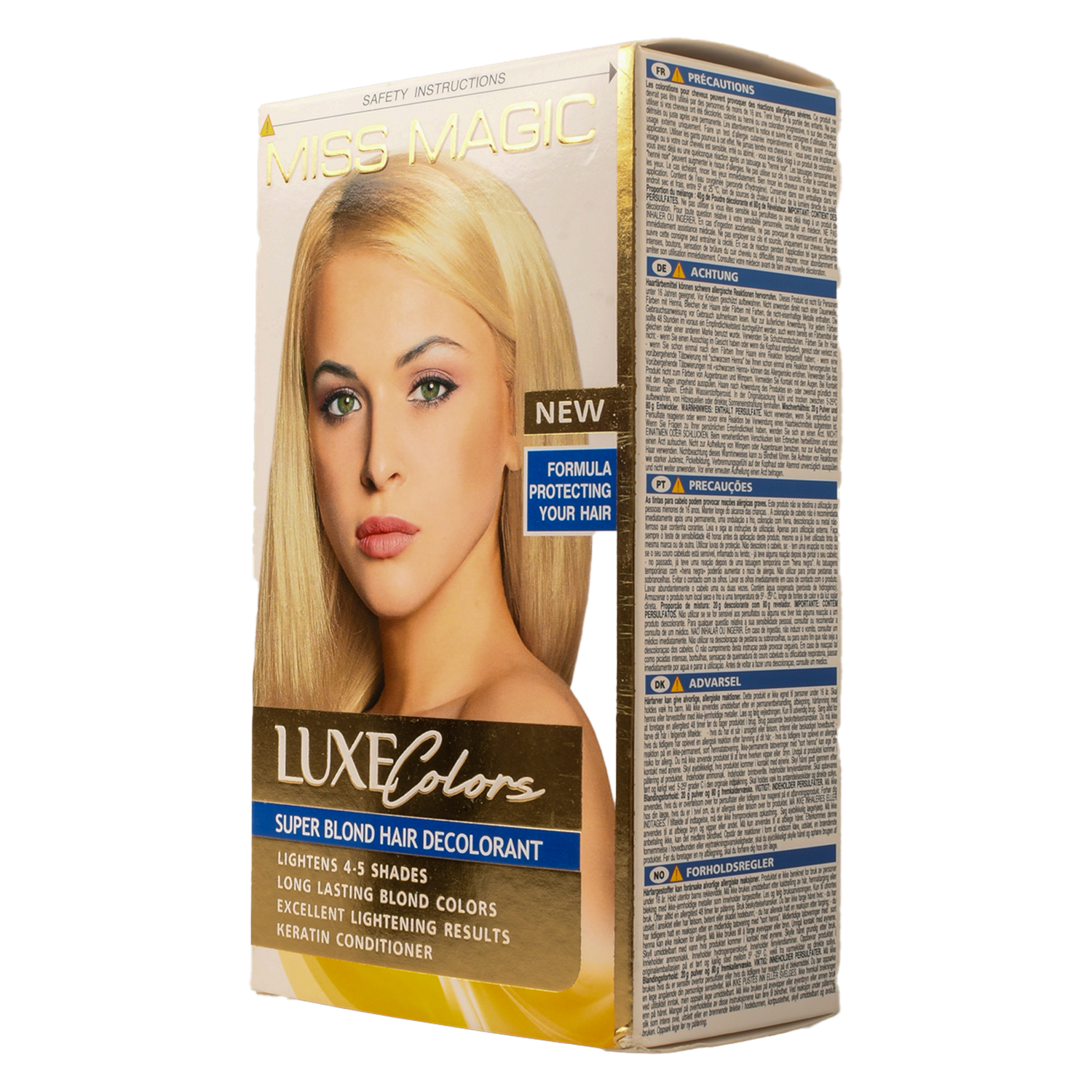 Polvo Decolorante Super Blond MISS MAGIC Brillo Y Sedosidad
