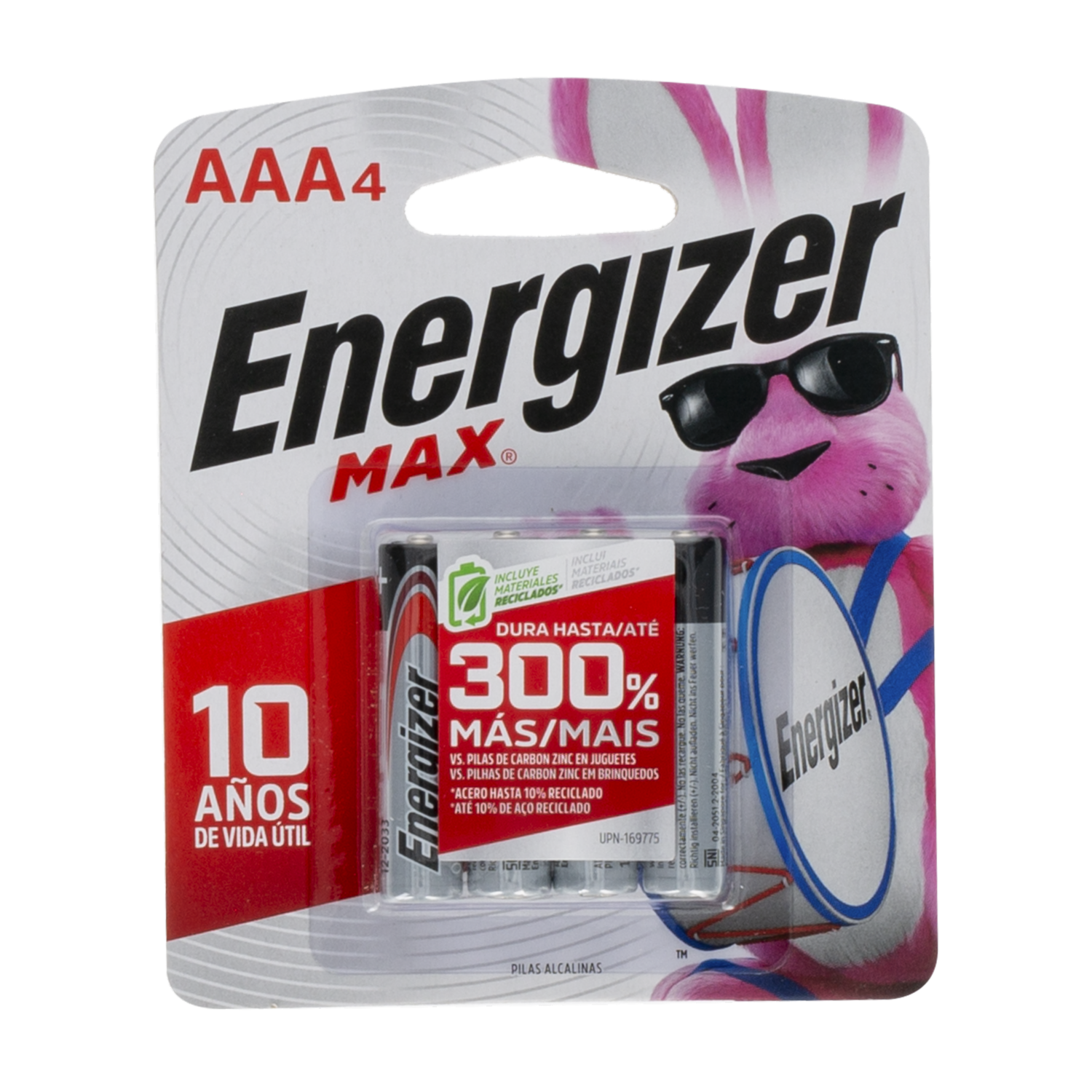 Pilas AAA ENERGIZER X 4 Uds