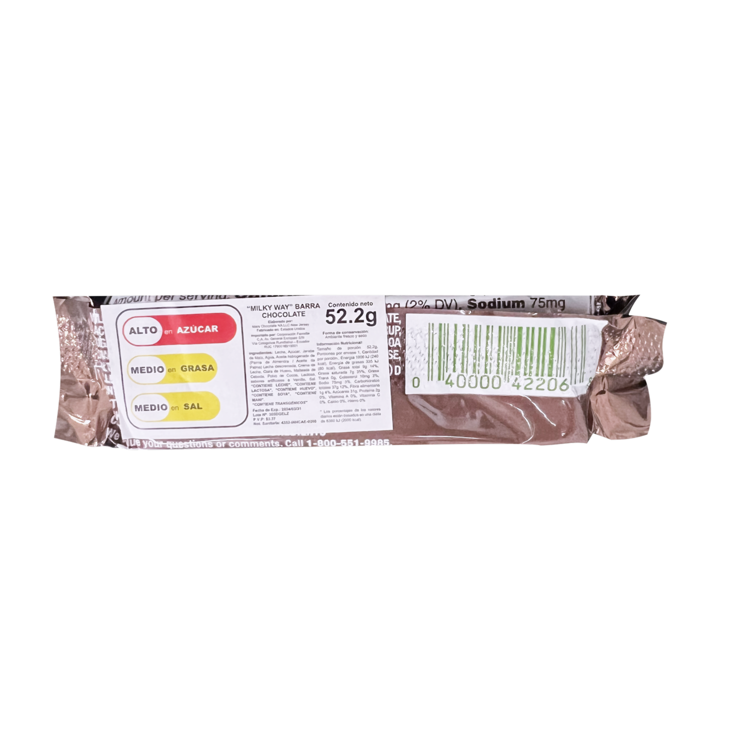 Chocolate En Barra MILKY WAY 52.20 G