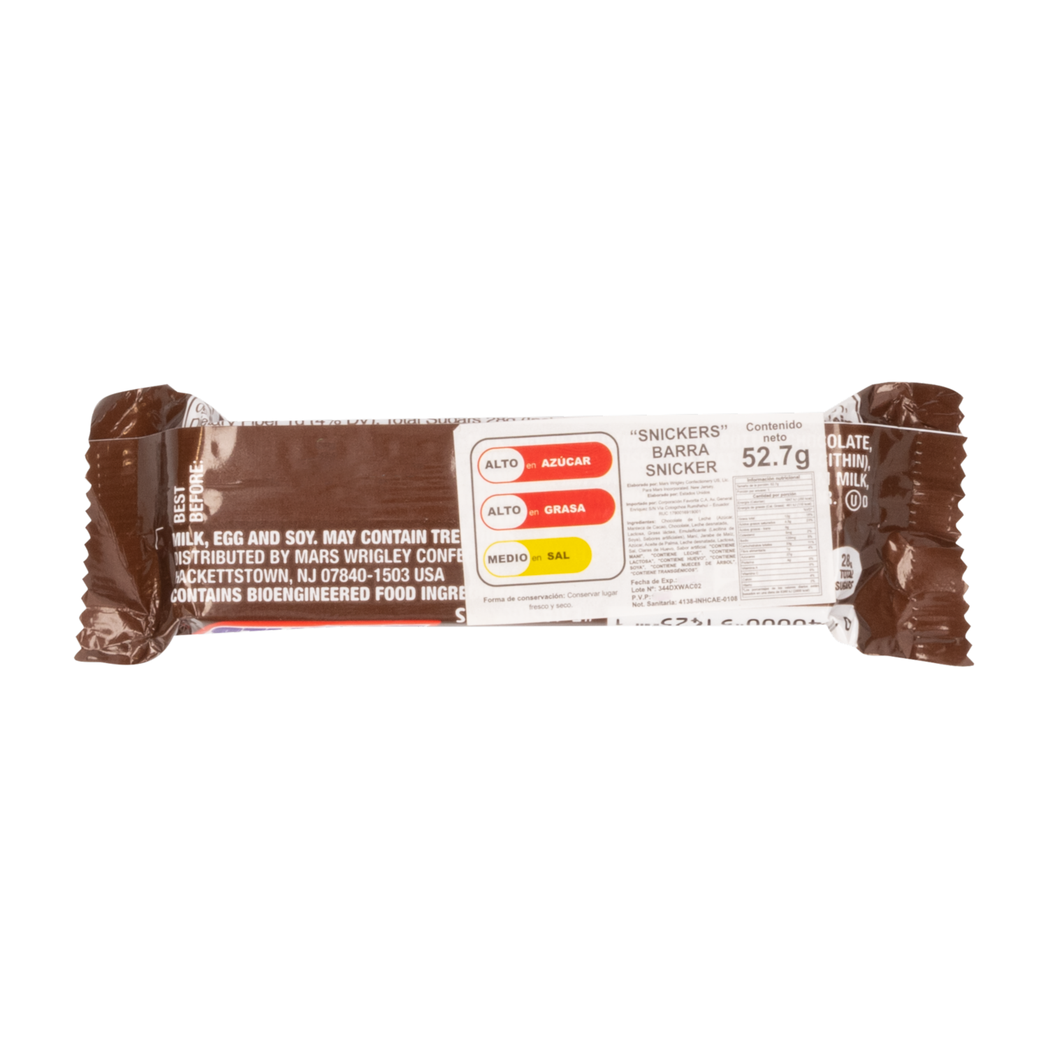 Chocolate En Barra SNICKERS 52 G