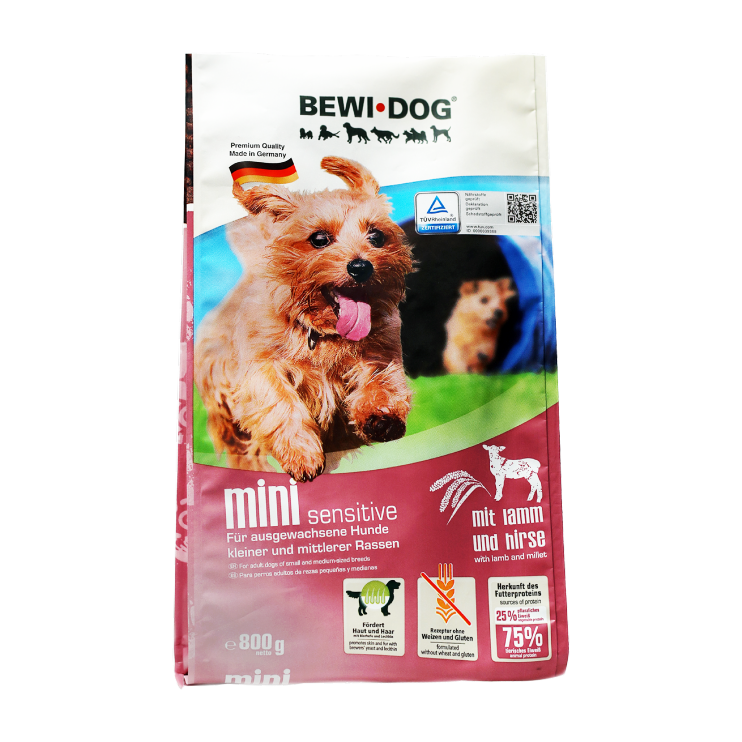 Alimento Para Perros Adultos Razas Pequeñas Y Medianas Mini Sensitive BEWI DOG 12.5 Kg