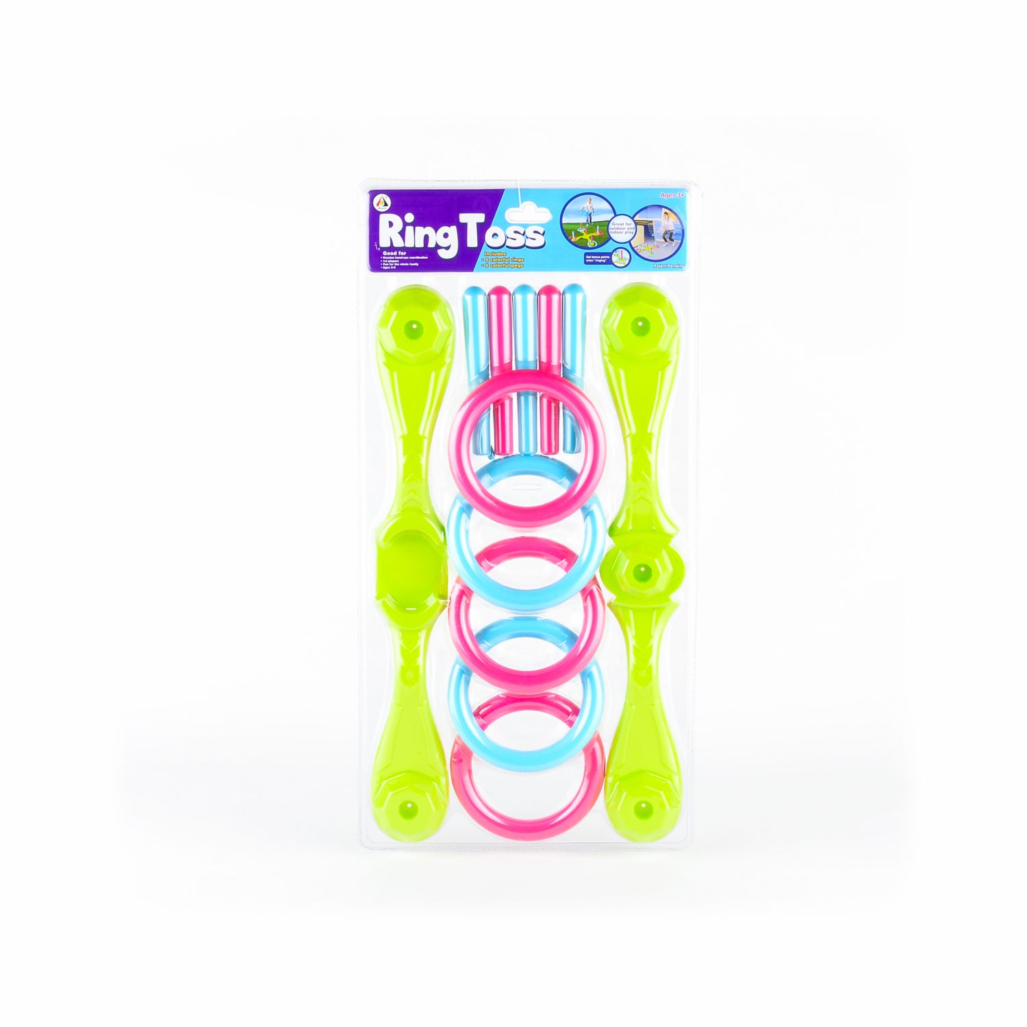 Set De Juego Ring Toss AO-JIE Incluye 5 Argollas