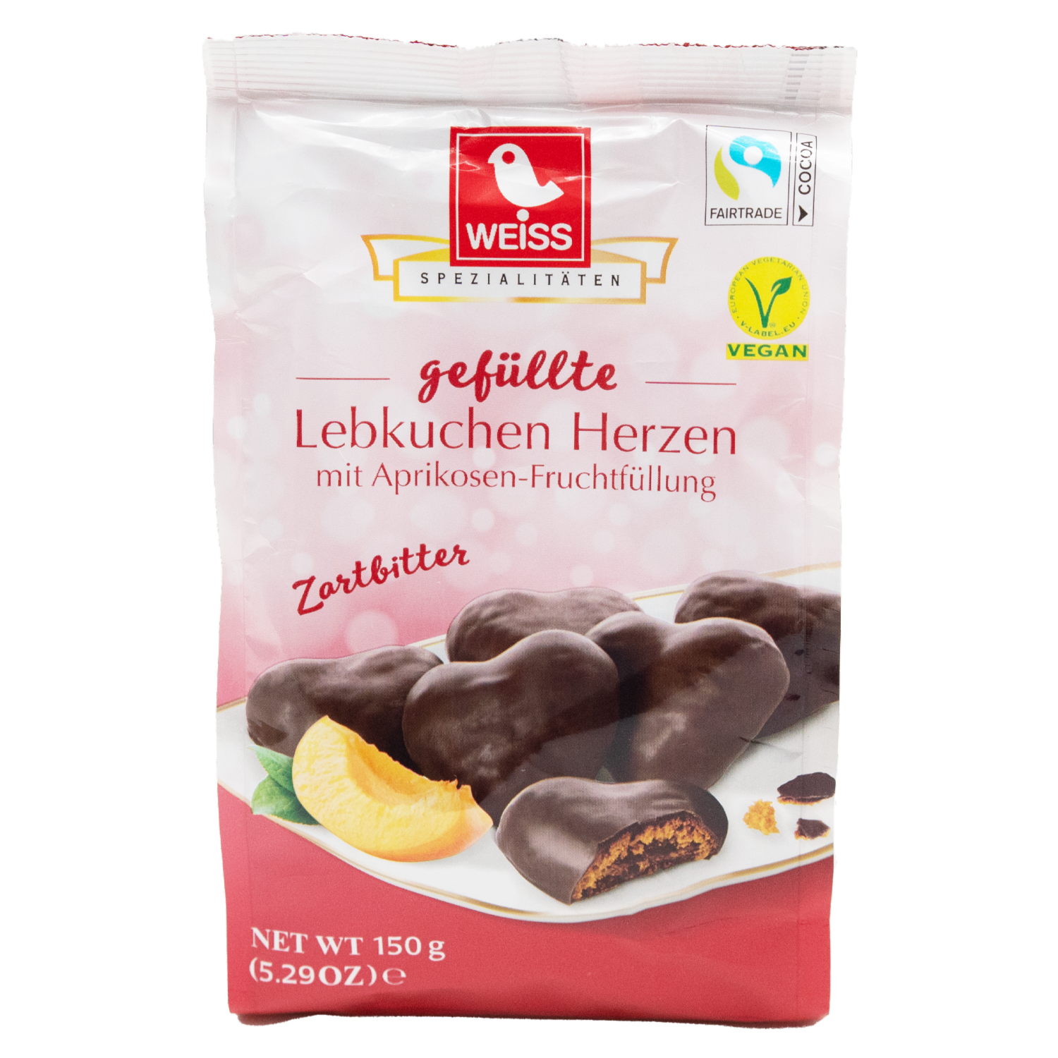 Chocolate Relleno De Fruta Albaricoques WEISS 150 G