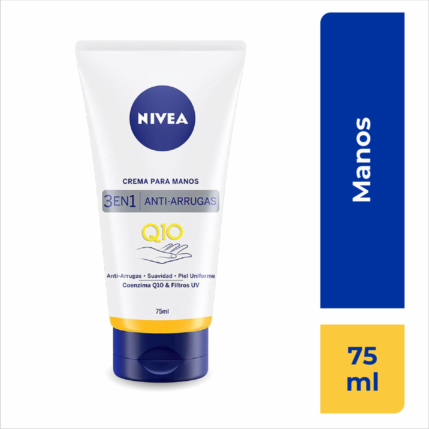 Crema Para Manos Q10 Anti Edad 3 En 1 NIVEA 75 Ml