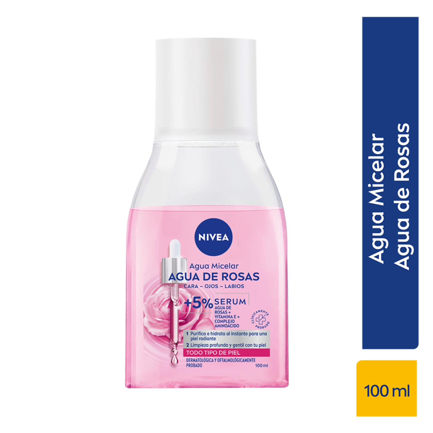 Agua Micelar De Rosas NIVEA 100 Ml