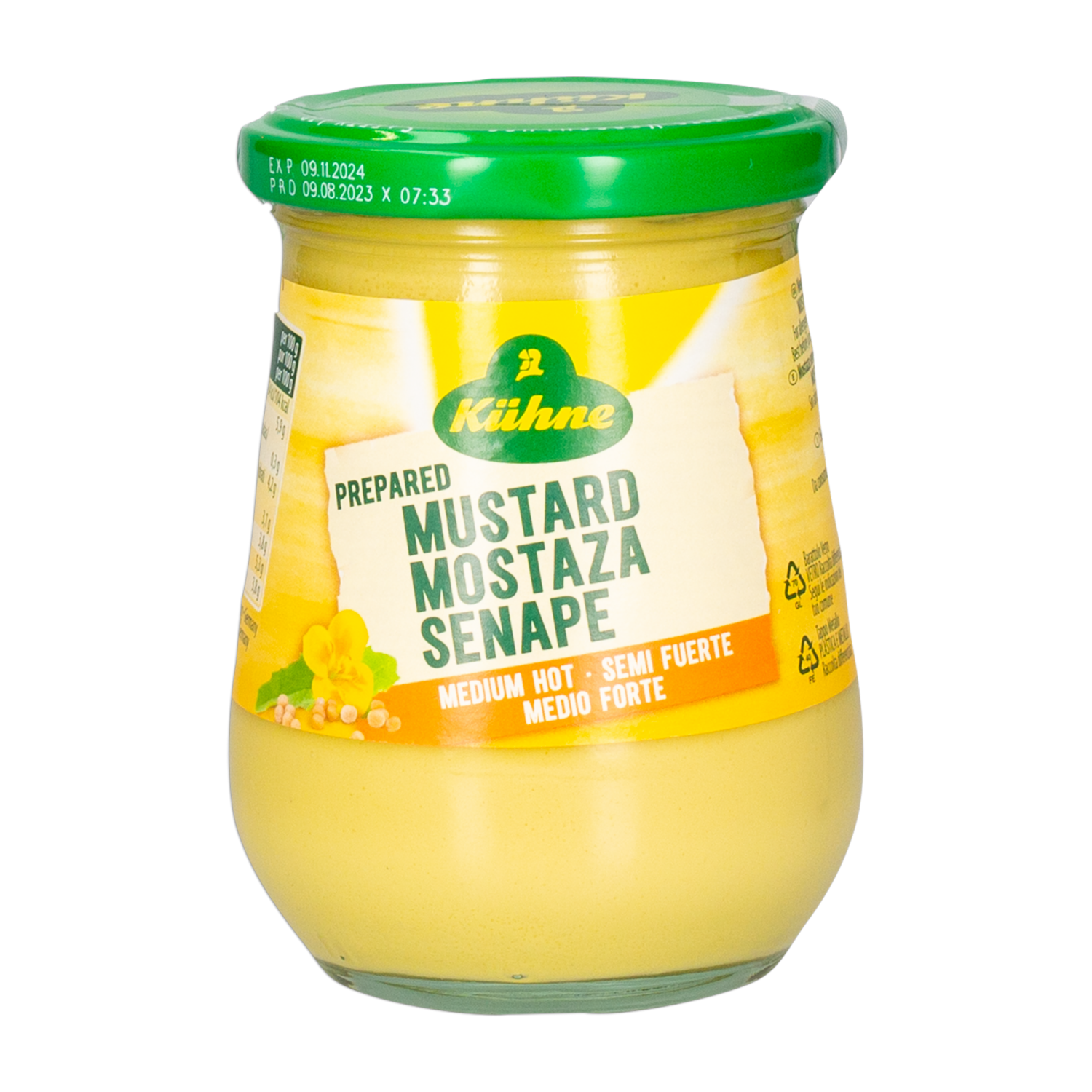 Mostaza Semi Fuerte KÜHNE 255 G