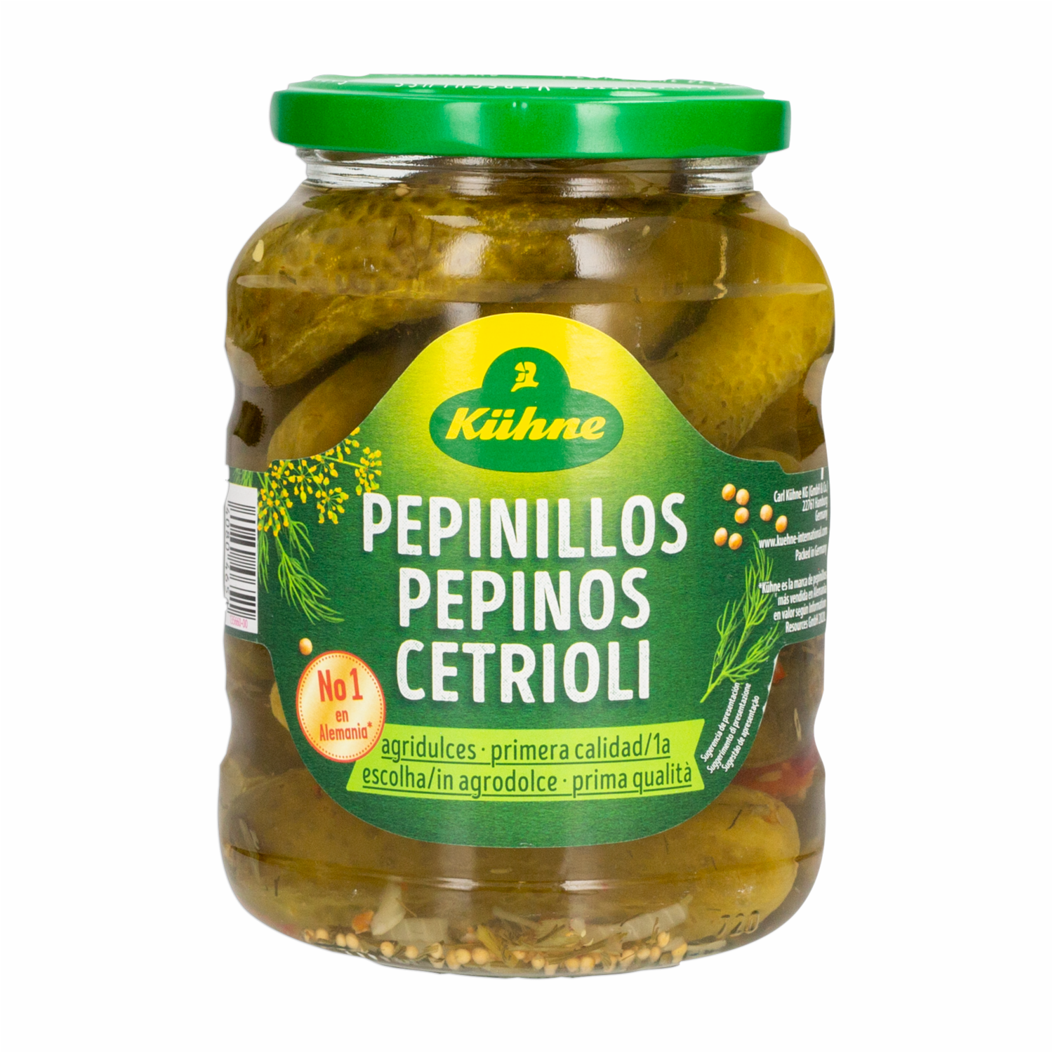 Pepinillos En Conserva KÜHNE 670 G
