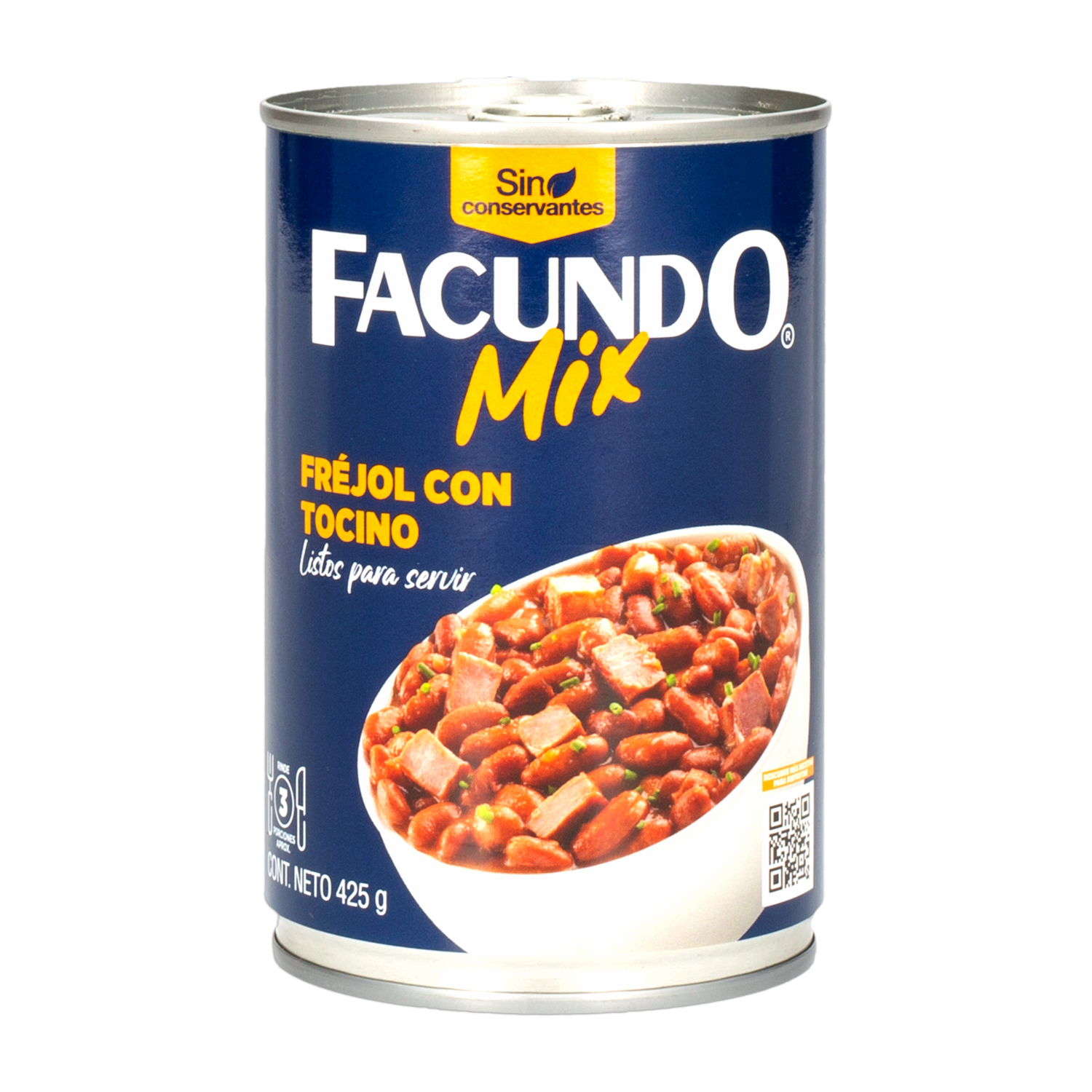 Fréjol Con Tocino FACUNDO 425 G
