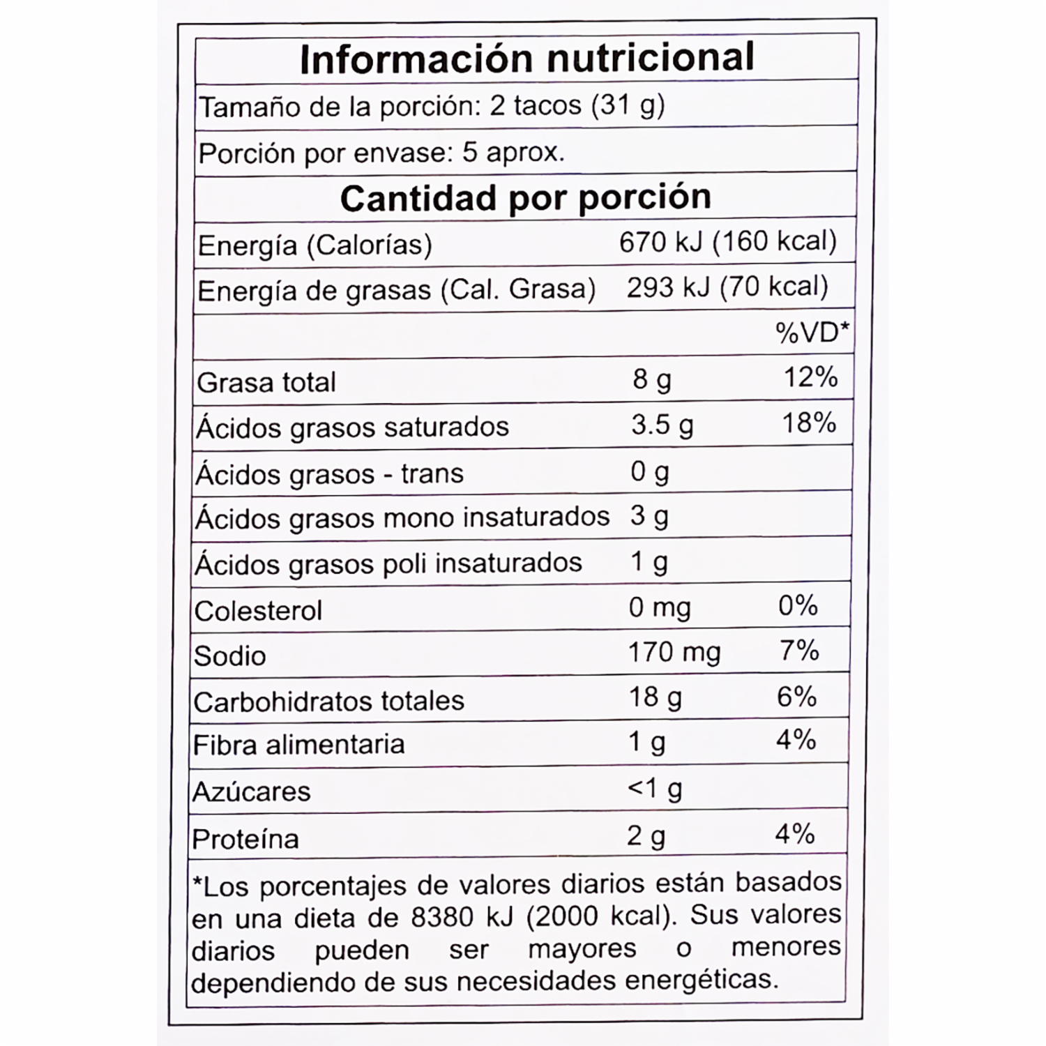 Tortillas Duras Sabor A Nachos Con Queso OLD EL PASO 153 G