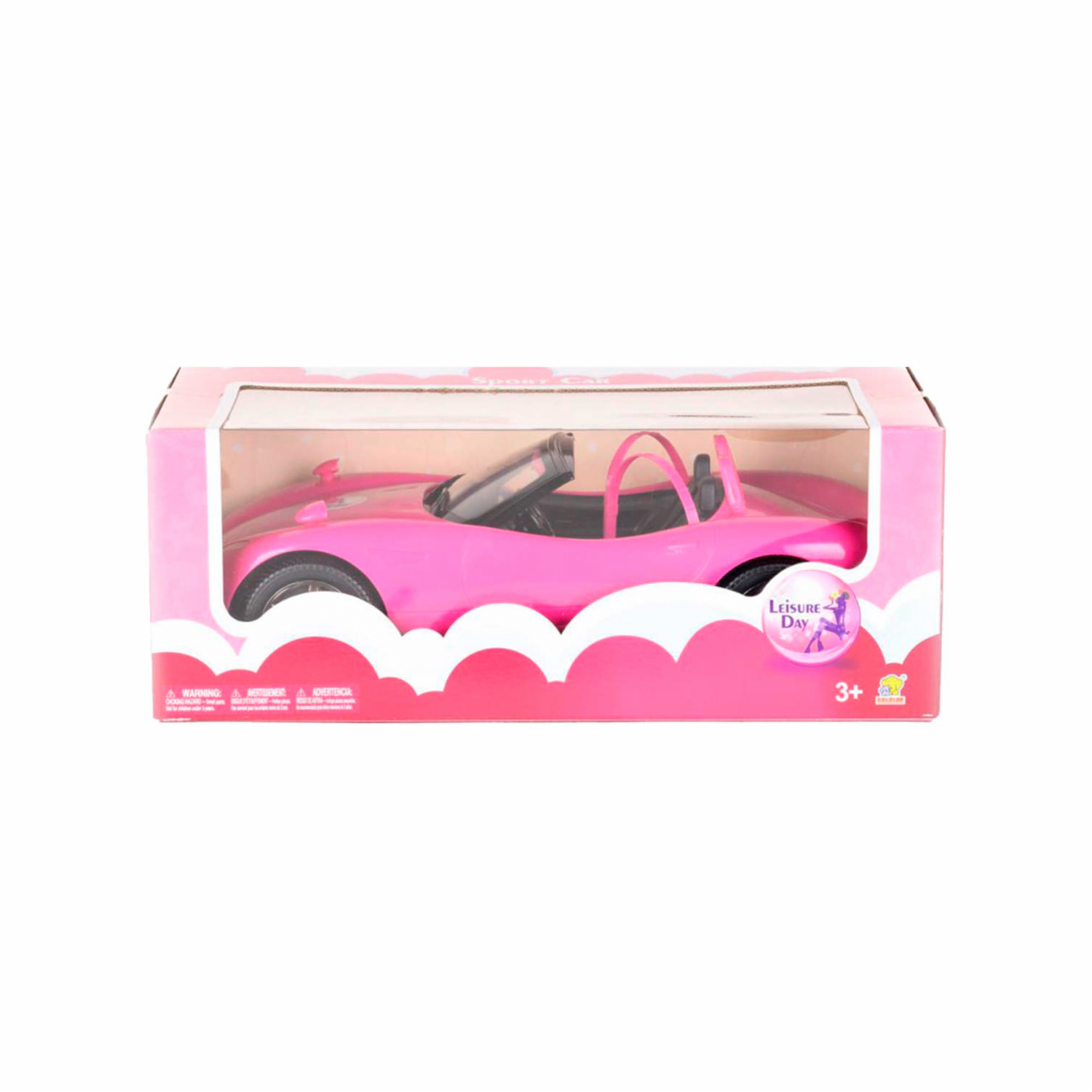 Auto Convertible Para Muñeca LEISURE DAY Color Rosa