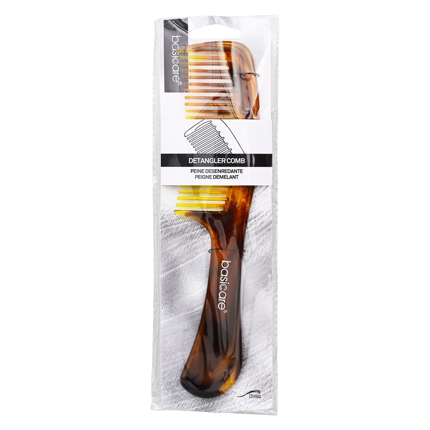 Peinilla De Cabello Para Desenredar Cabello De 22Cm BASICARE Unidad