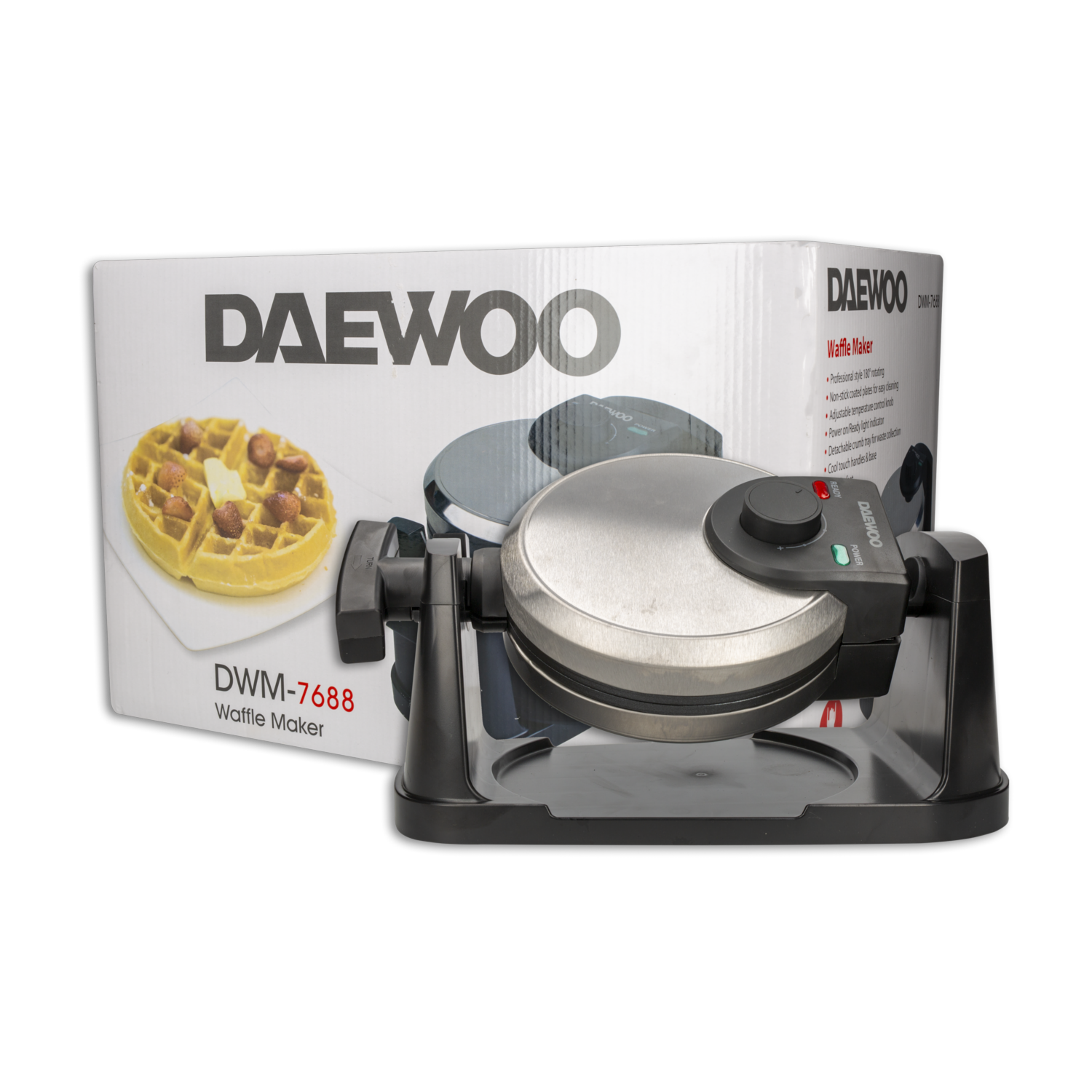 Waflera Color Gris Modelo DWM7688 DAEWOO 1100Watts