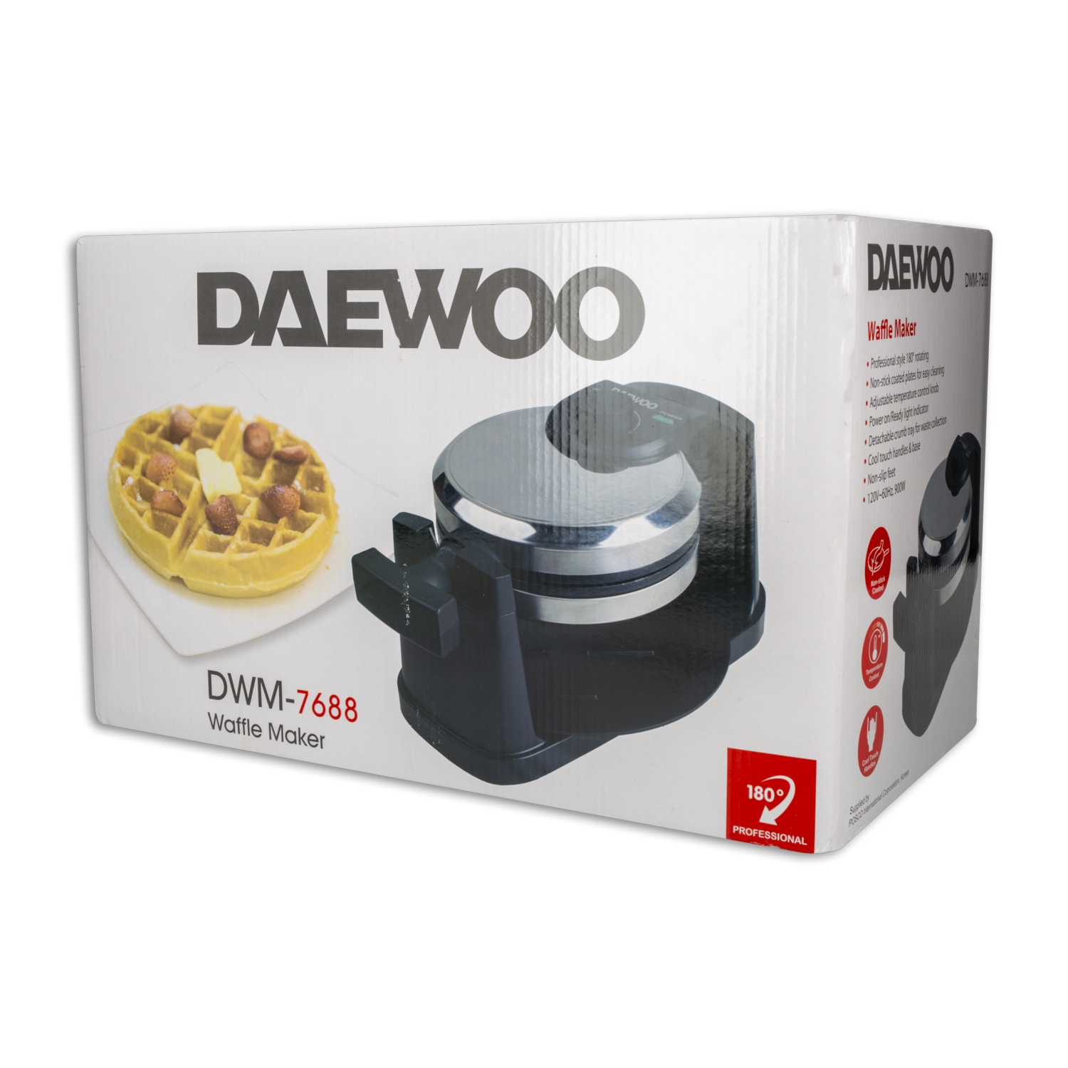 Waflera Color Gris Modelo DWM7688 DAEWOO 1100Watts