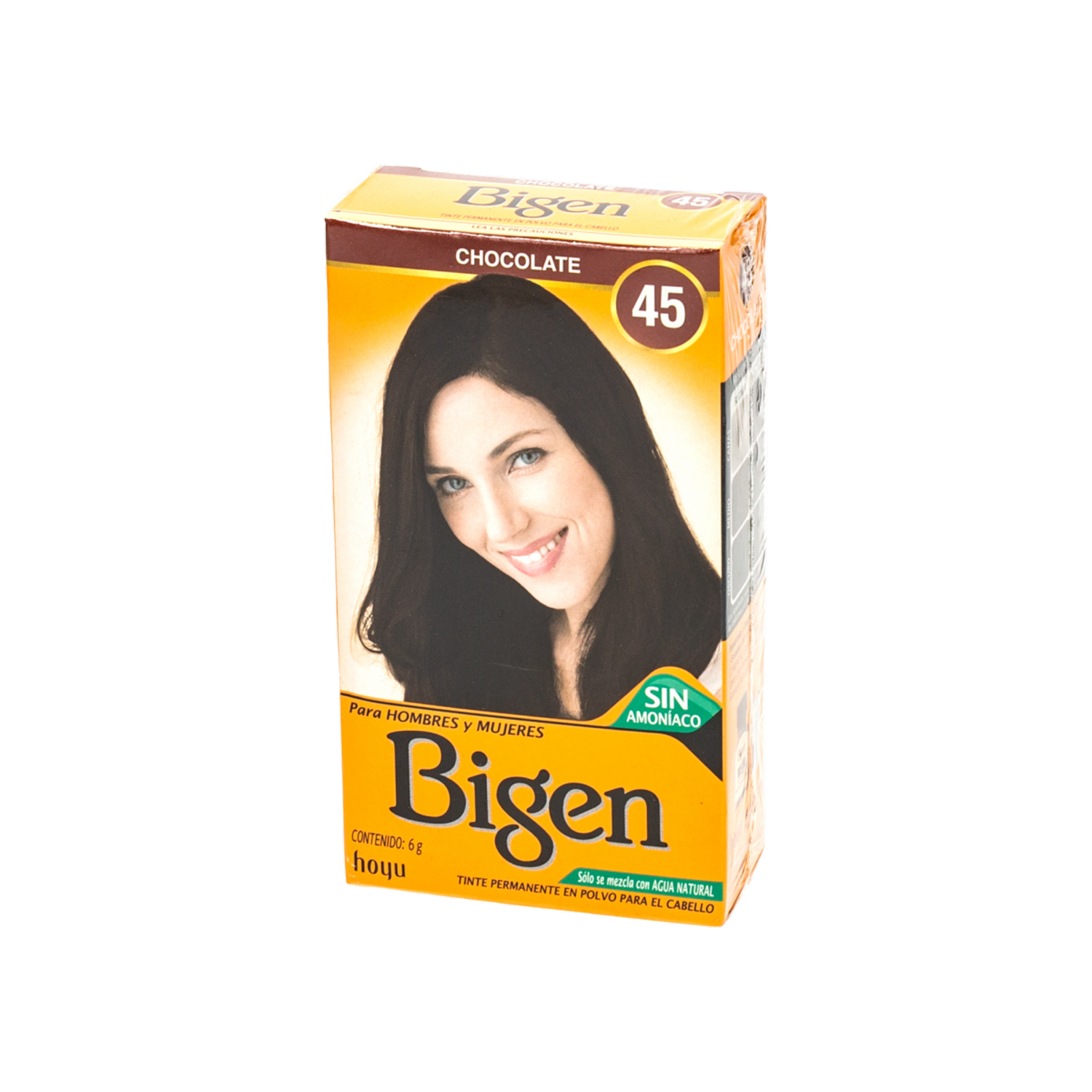 Tinte De Cabello Tono N45 Chocolate BIGEN Unidad